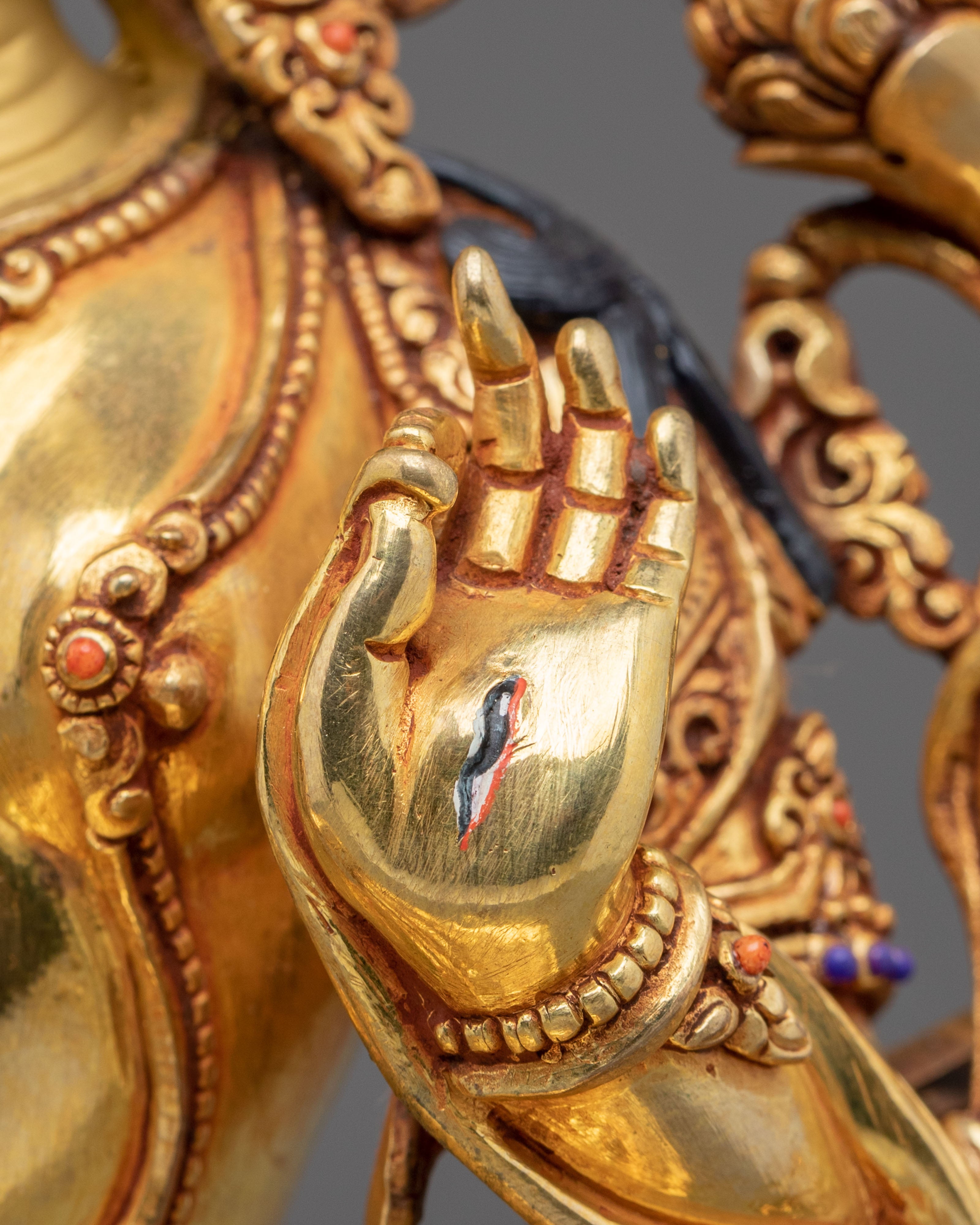 White Tara Tibetan Figurine | Buddhist Goddess