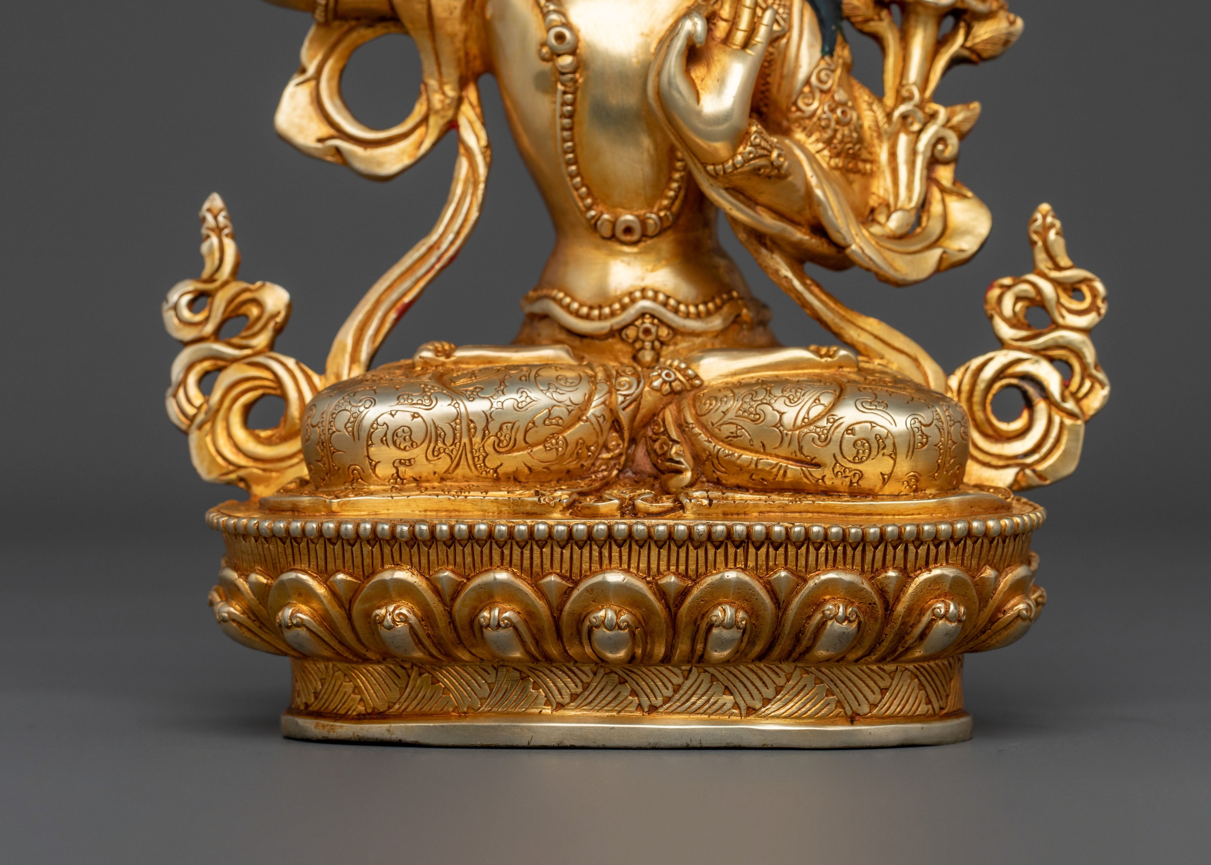 Handmade Manjushri Statue | Sacred Bodhisattva