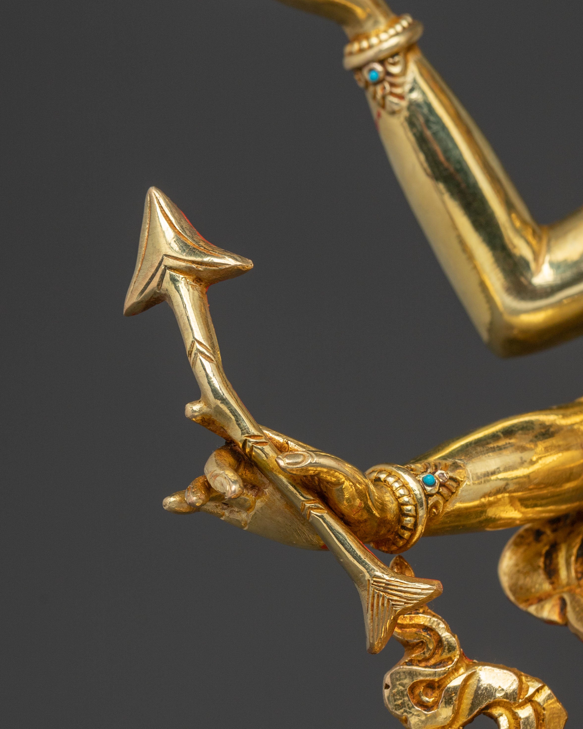 Golden Namgyalma Spiritual Statue | Goddess of Long Life and Purification