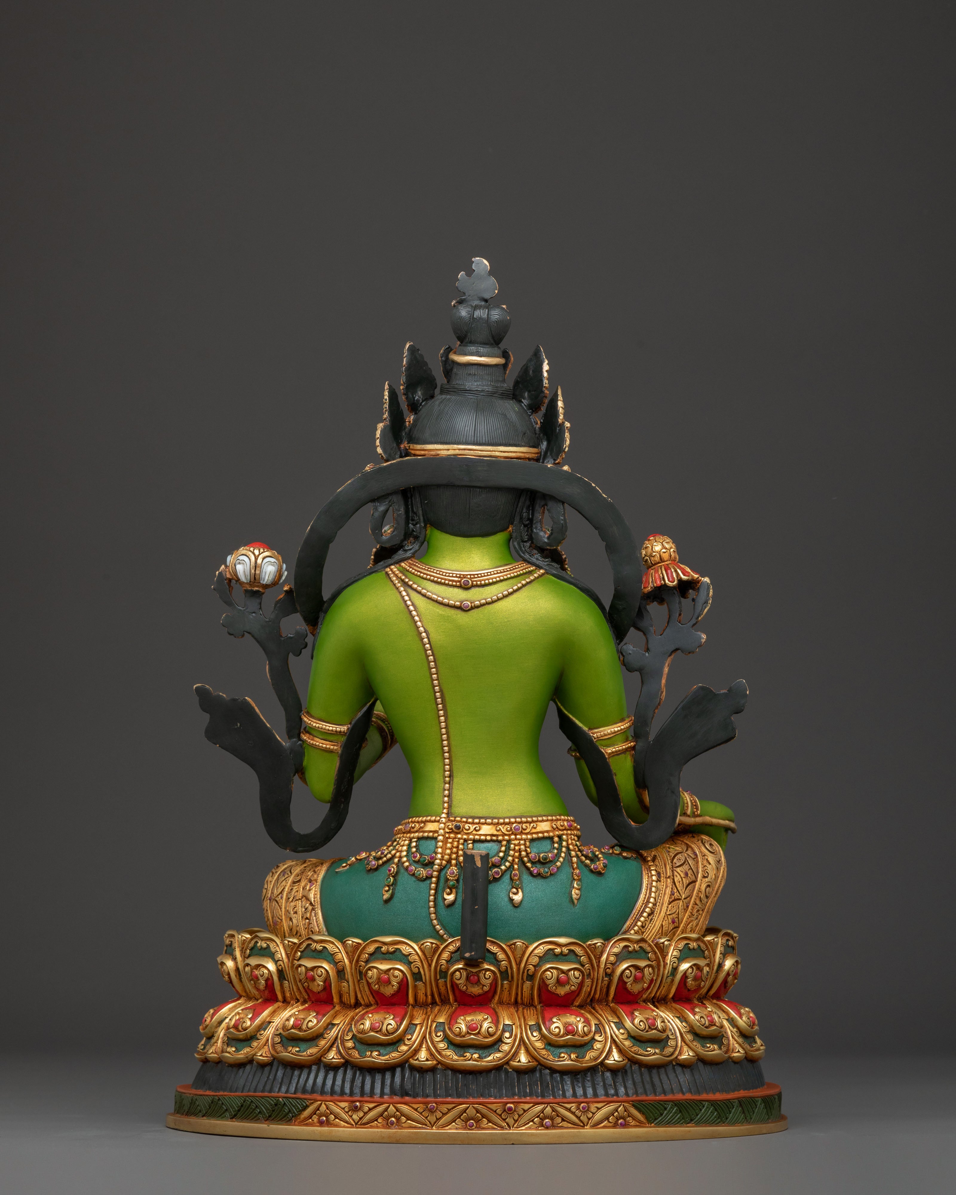 Green Tara Sculpture: Swift Protection