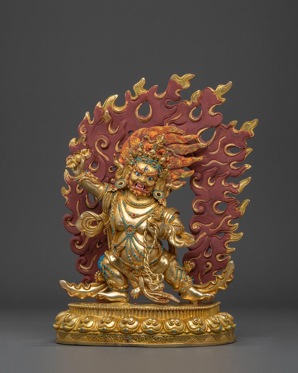 Hand-Carve Vajrapani Statue | Guardian of Spiritual Power