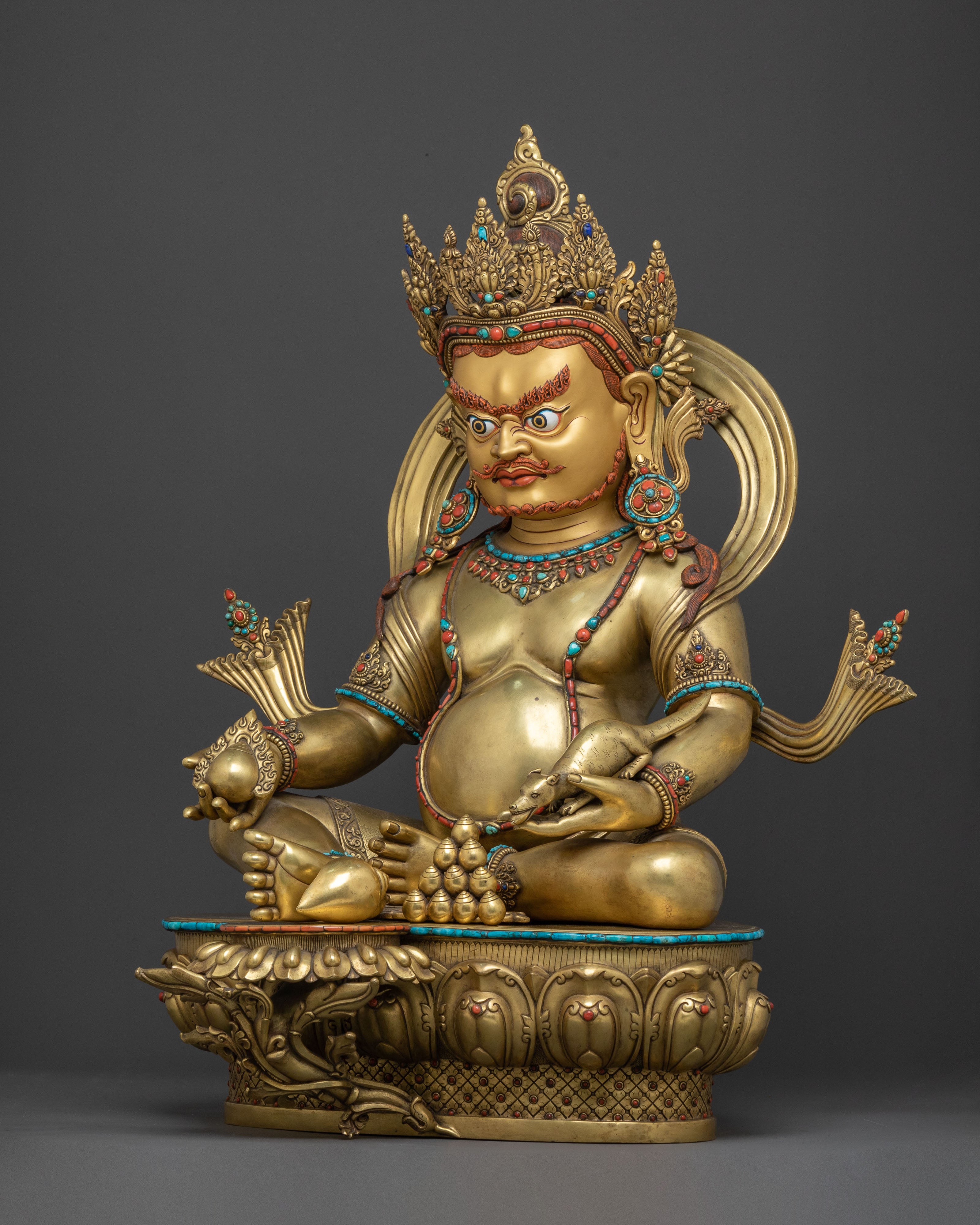 Handcrafted Dzambhala Statue | Wealth Guardian
