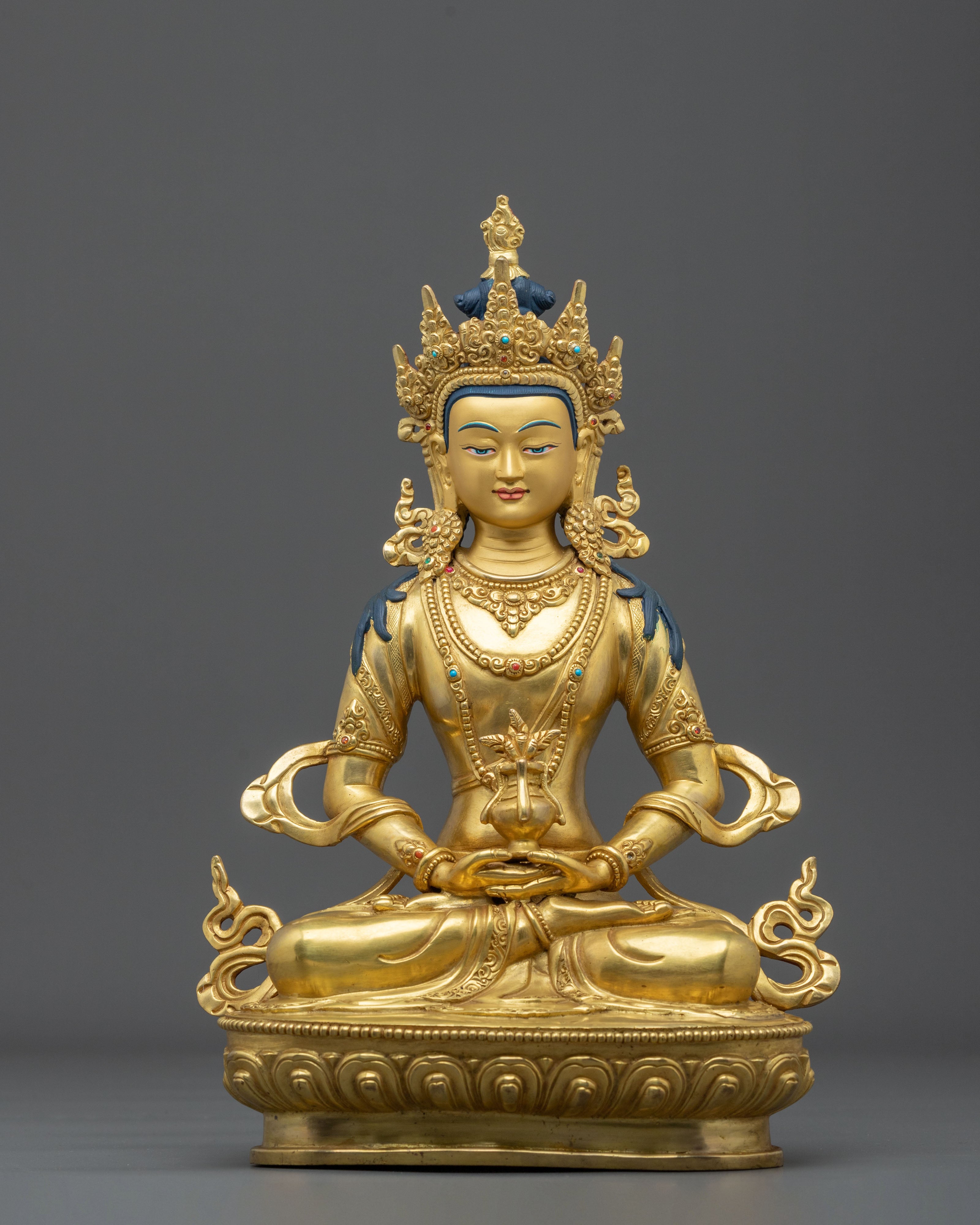 long life deity amitayus spiritual sculpture | Symbol of Longevity