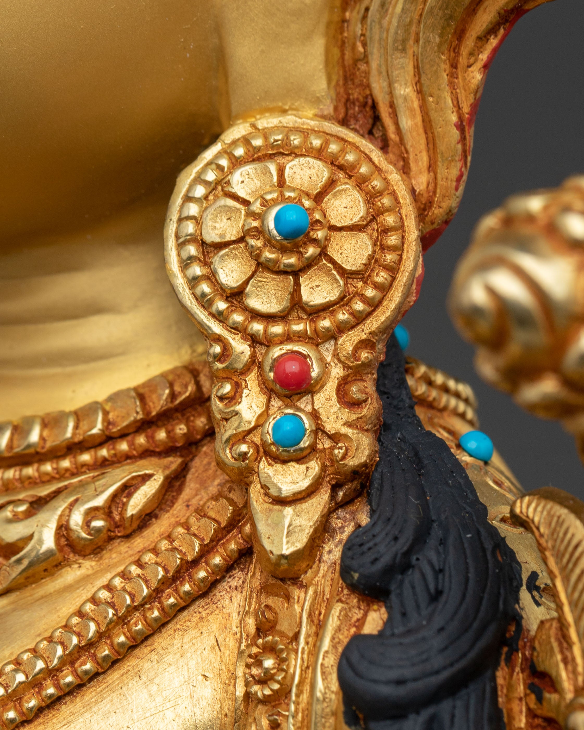 Handmade Green Tara Himalayan Sculpture | Tibetan Protector