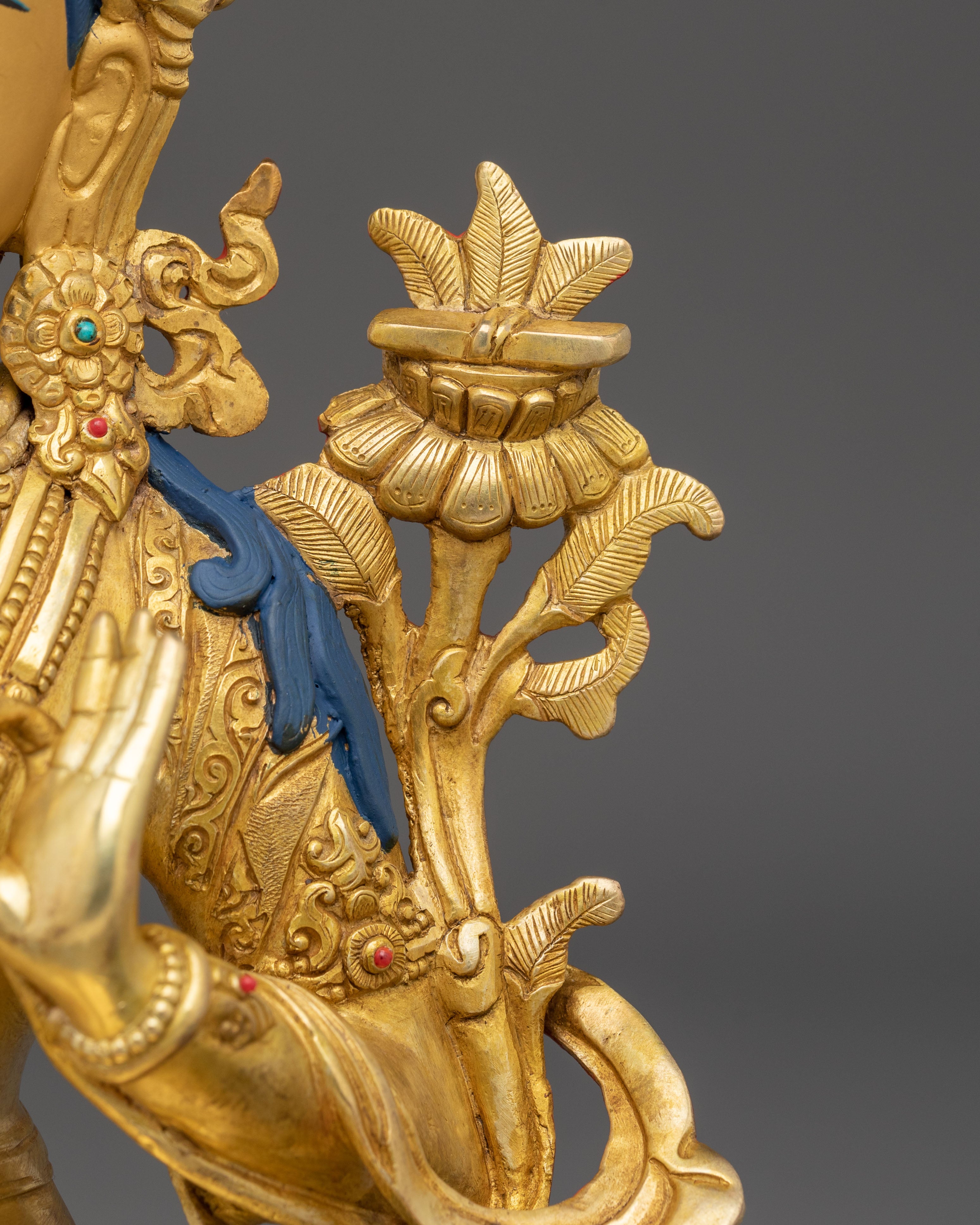 Manjushri Statue | Tibetan Bodhisattva Figurine