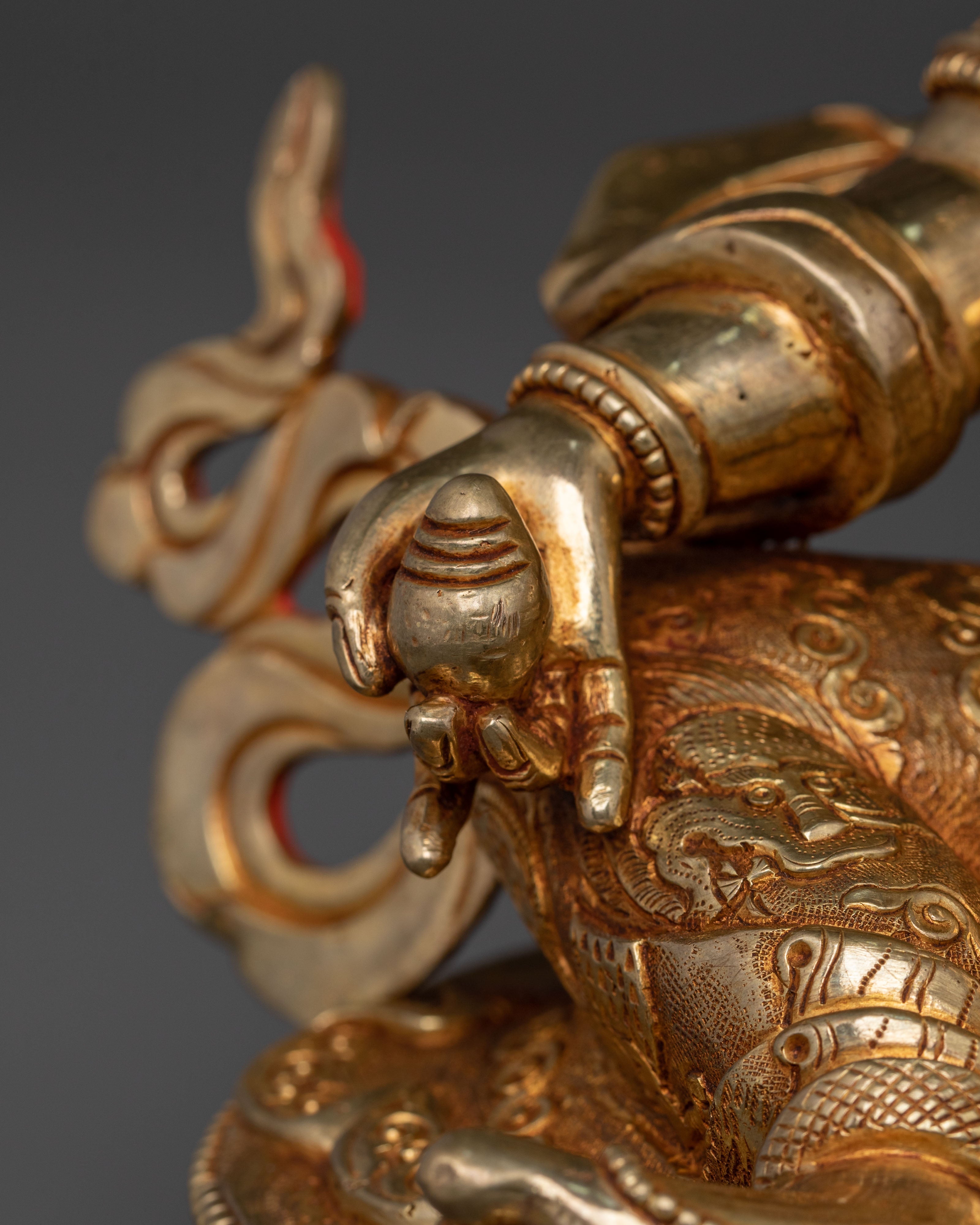 Dzambhala Handcrafted Figurine: Wealth Deity of Prosperity