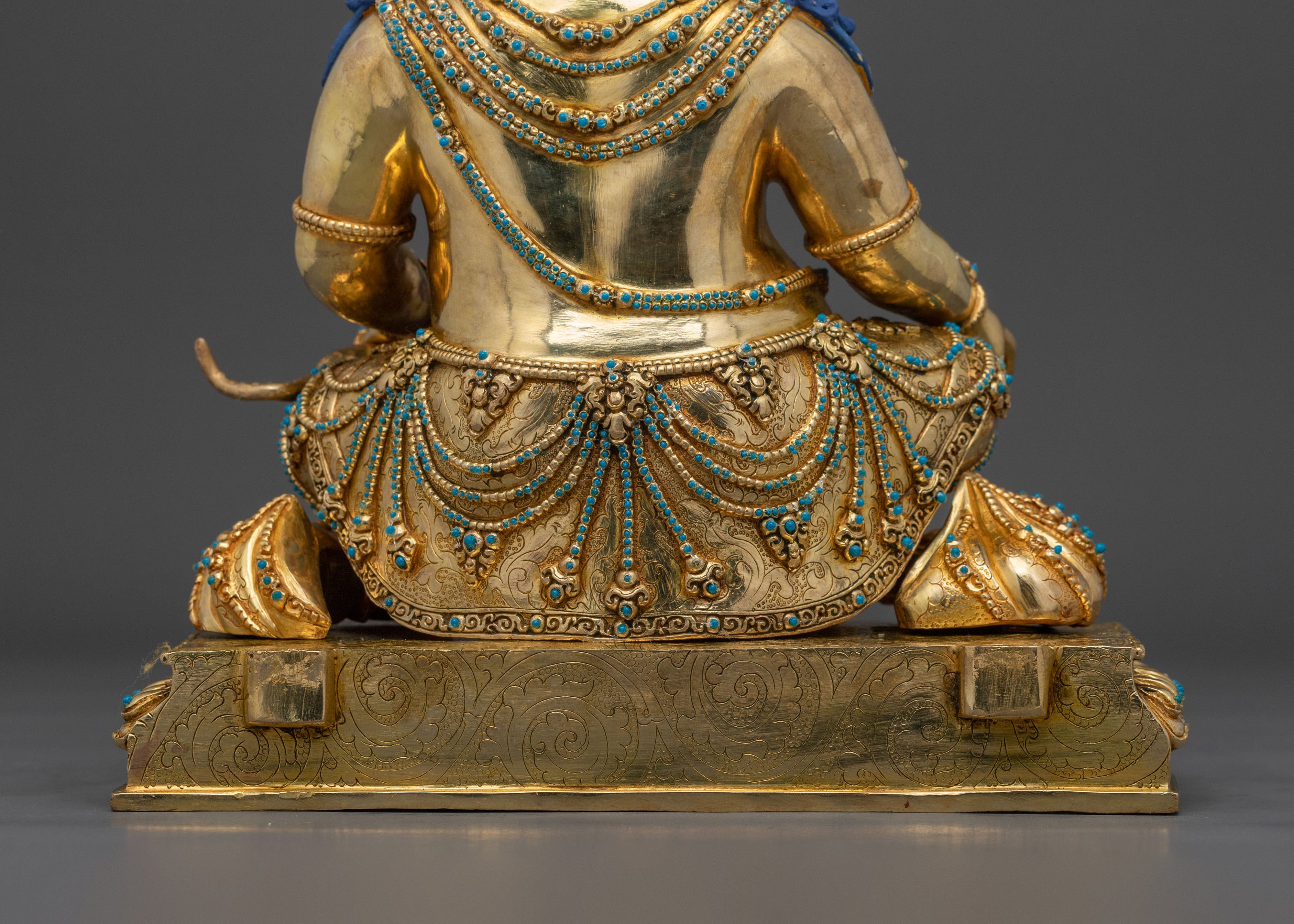 Dzambhala Deity of Abundance Statue | Symbol of Fortune and Generosity