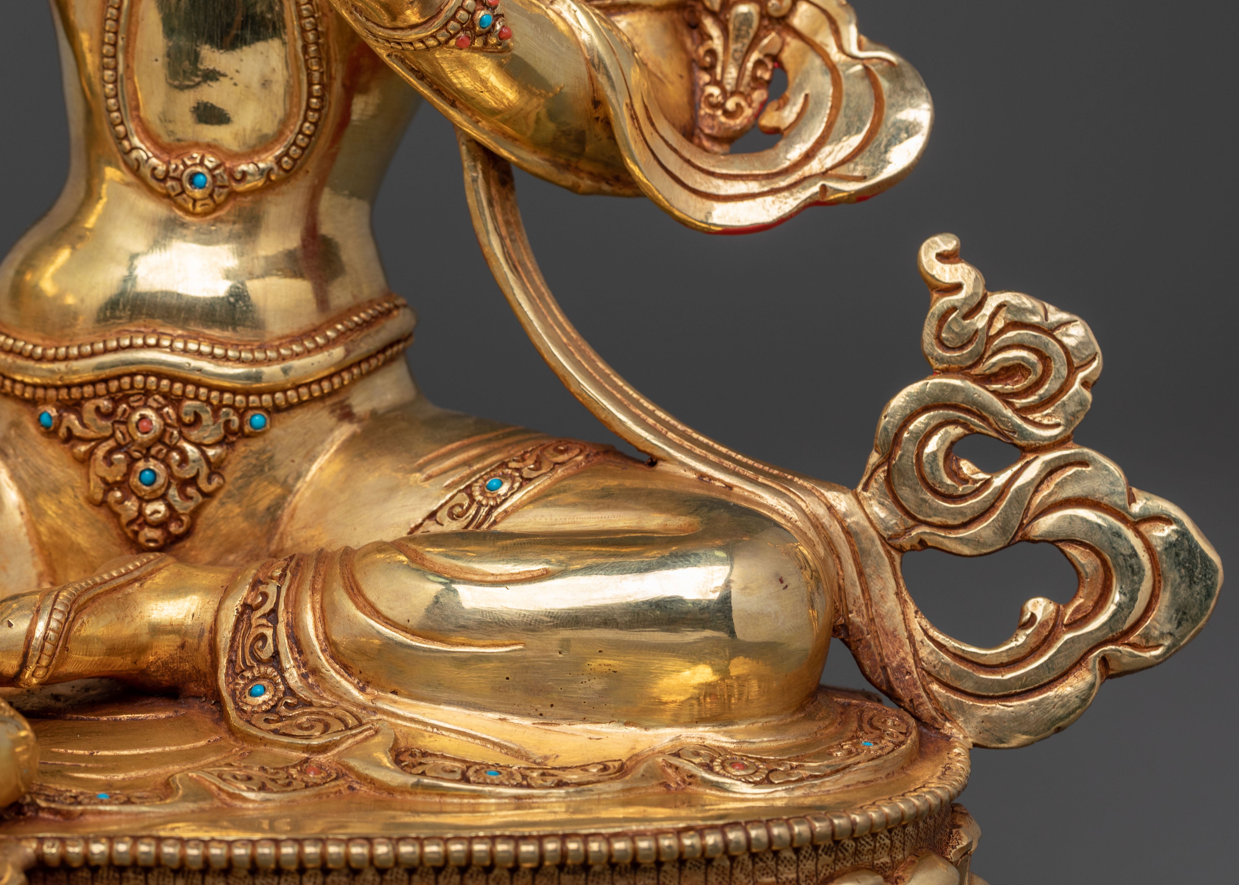 Green Tara Copper Statue | Goddess of Protection