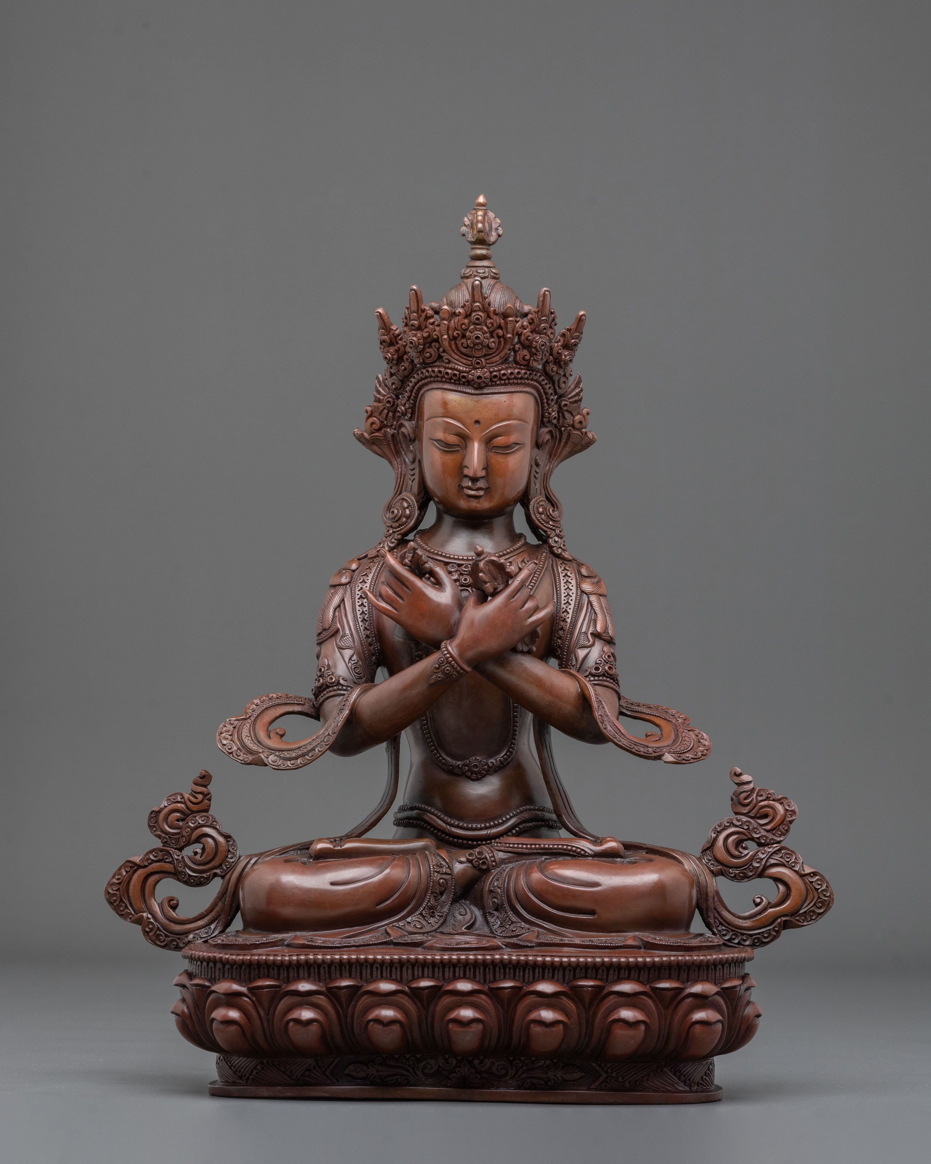 Vajradhara Oxidized Sculpture | Altar Decor