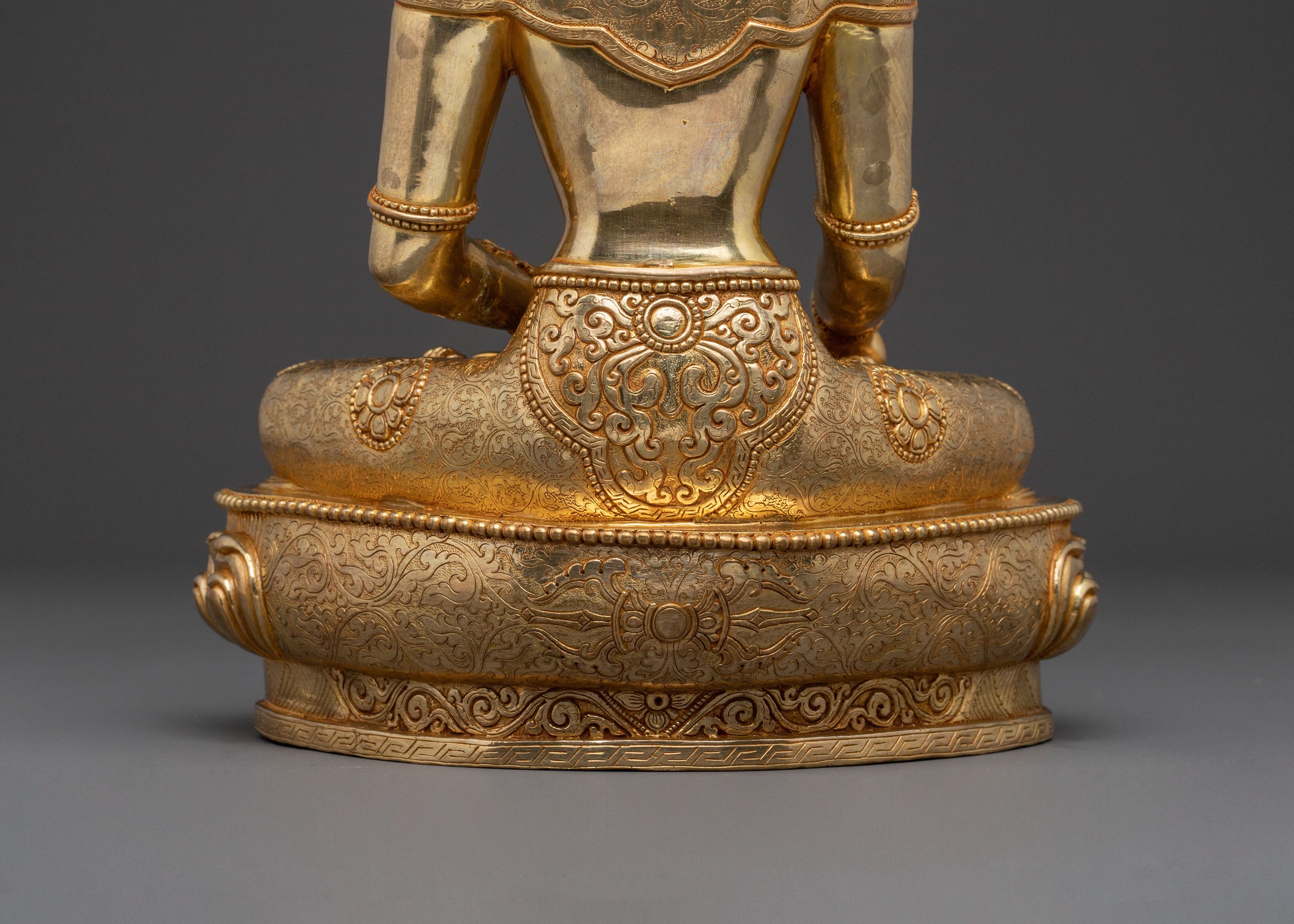 Crown Shakyamuni Buddha Statue:  Sage of the Shakyas