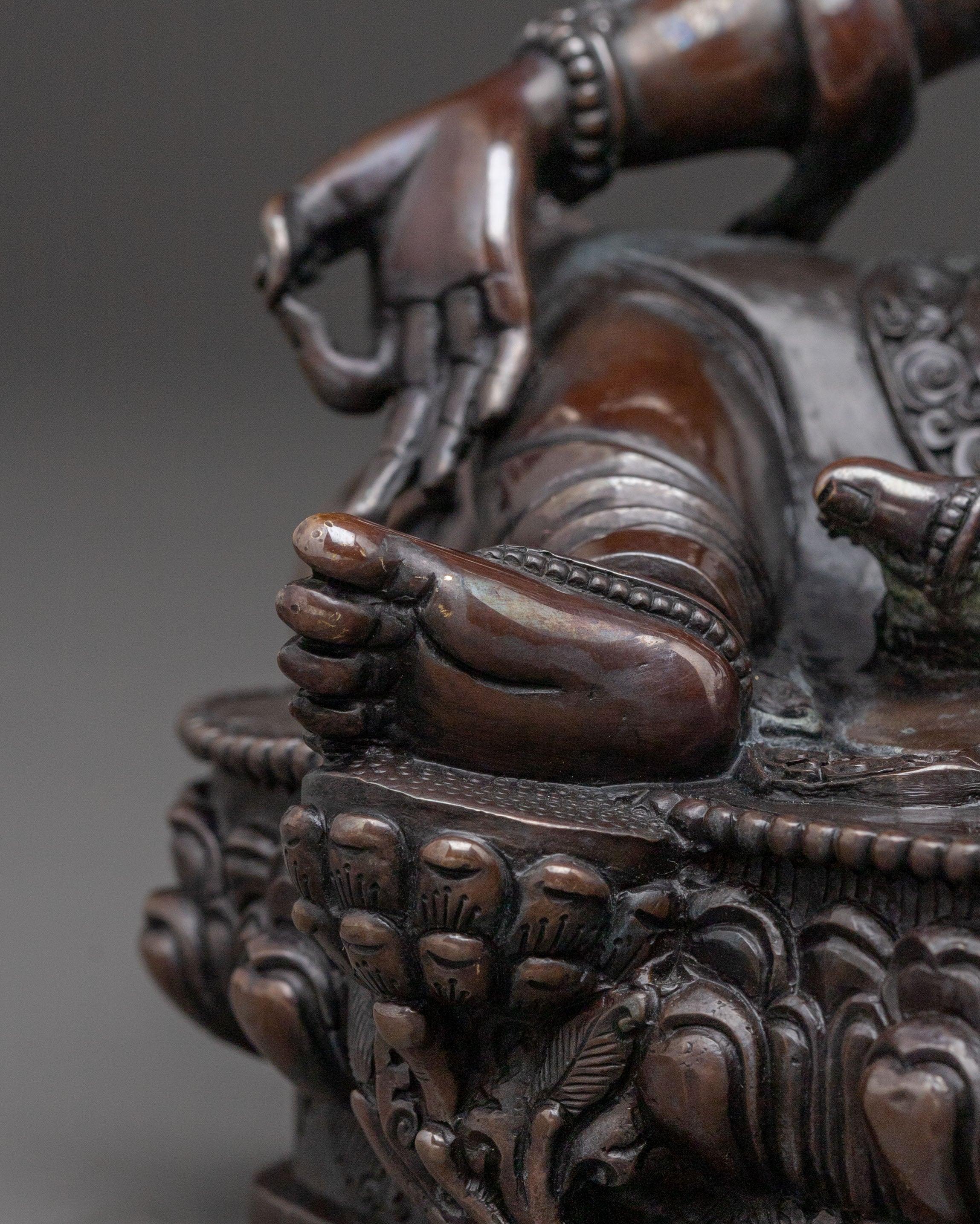 Golden Green Tara Statue: Mother of Liberation