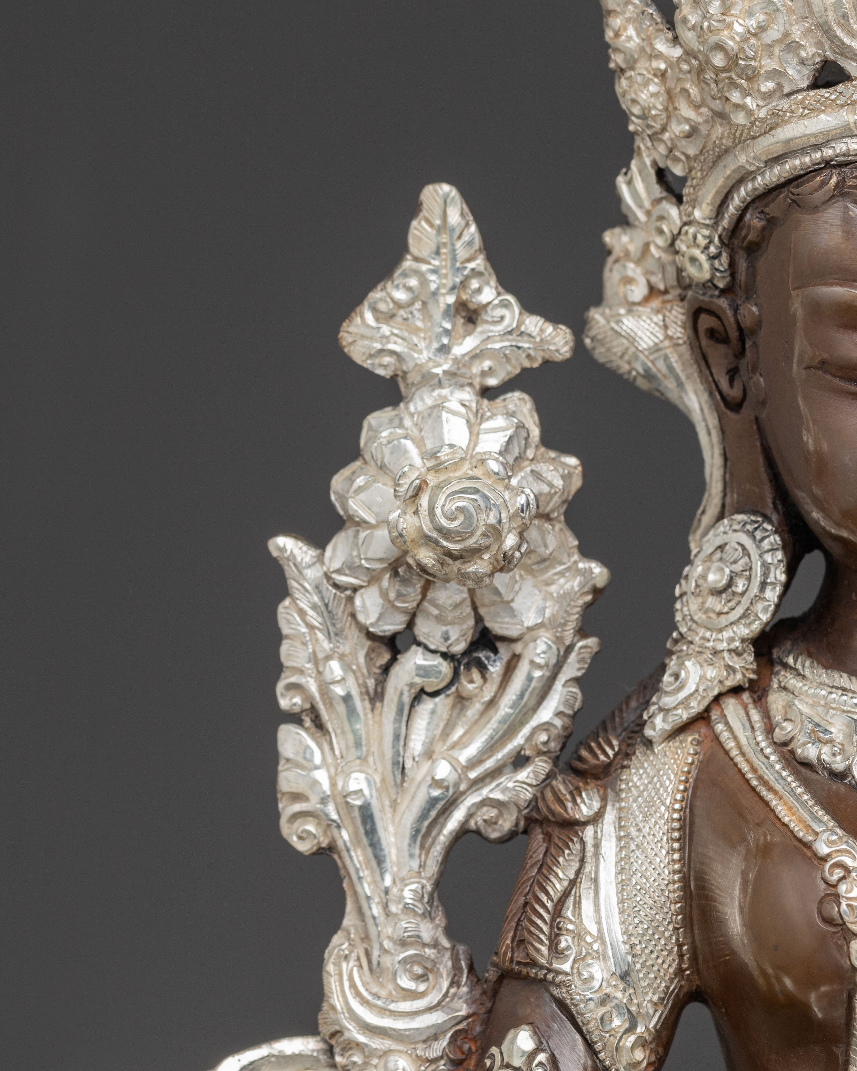 Green Tara Oxidized Copper Artwork | Mother of Liberation