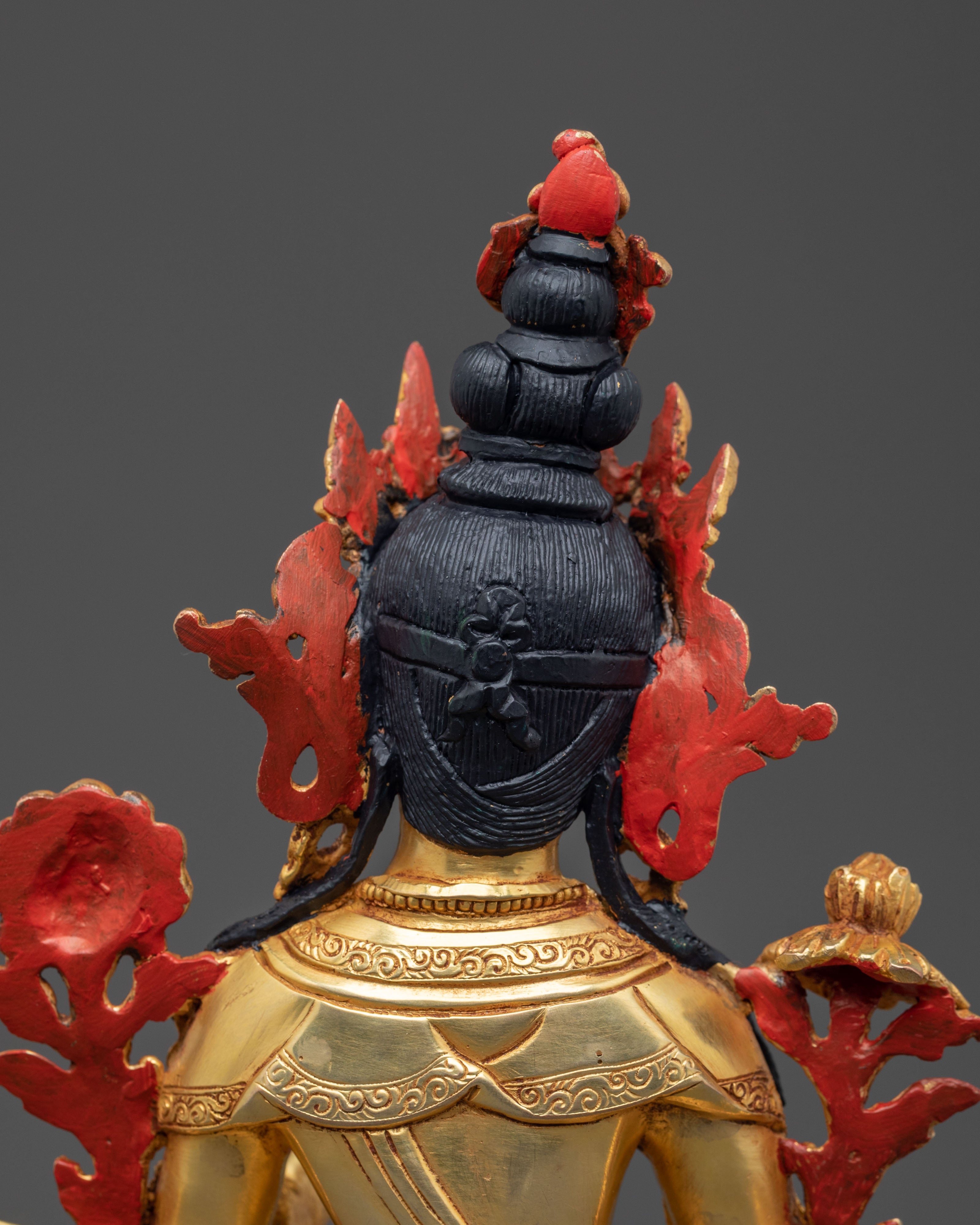 Celestial Green Tara Blessing Statue | Mother Figure