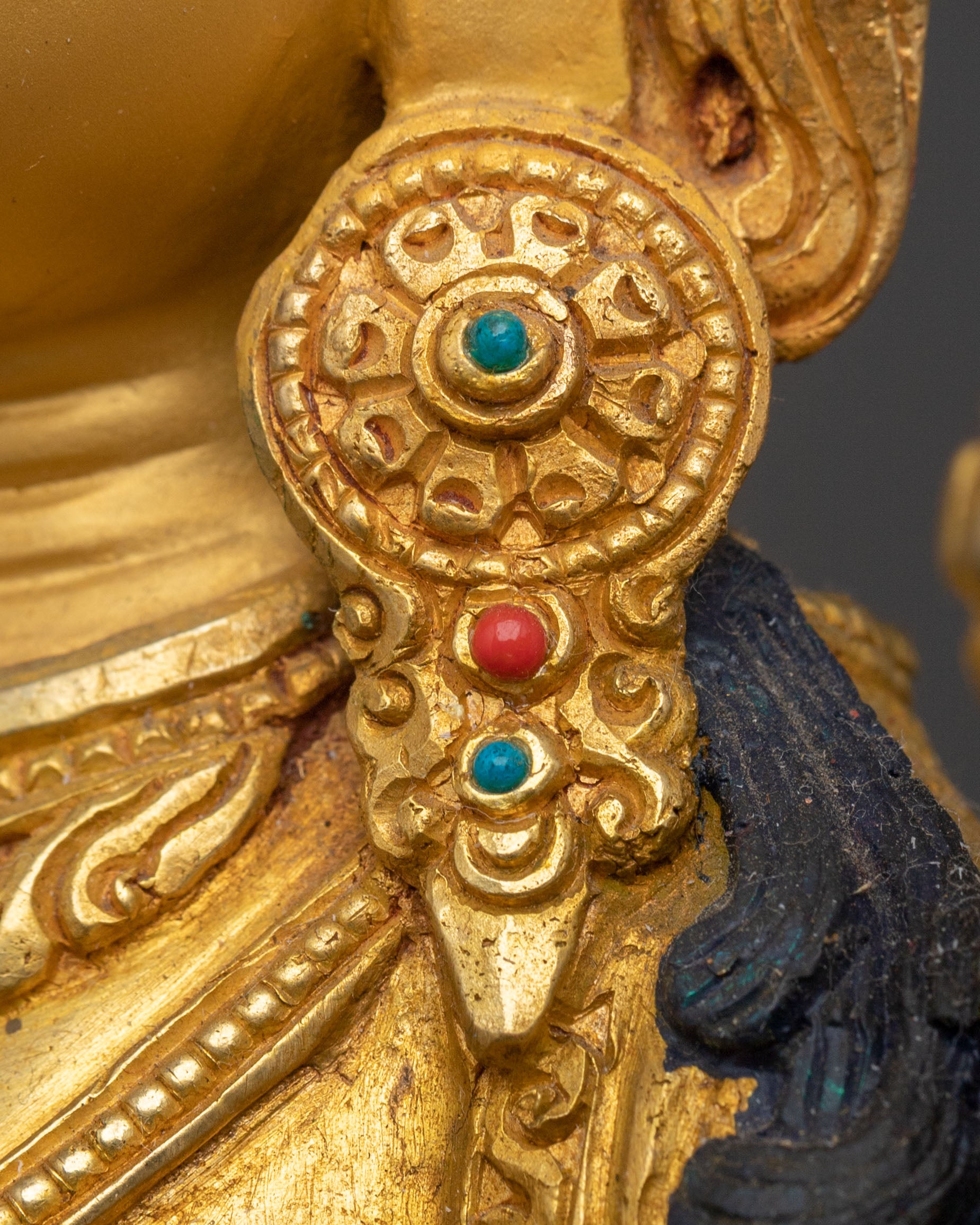 Handmade Green Tara Sculpture | Tibetan Goddess