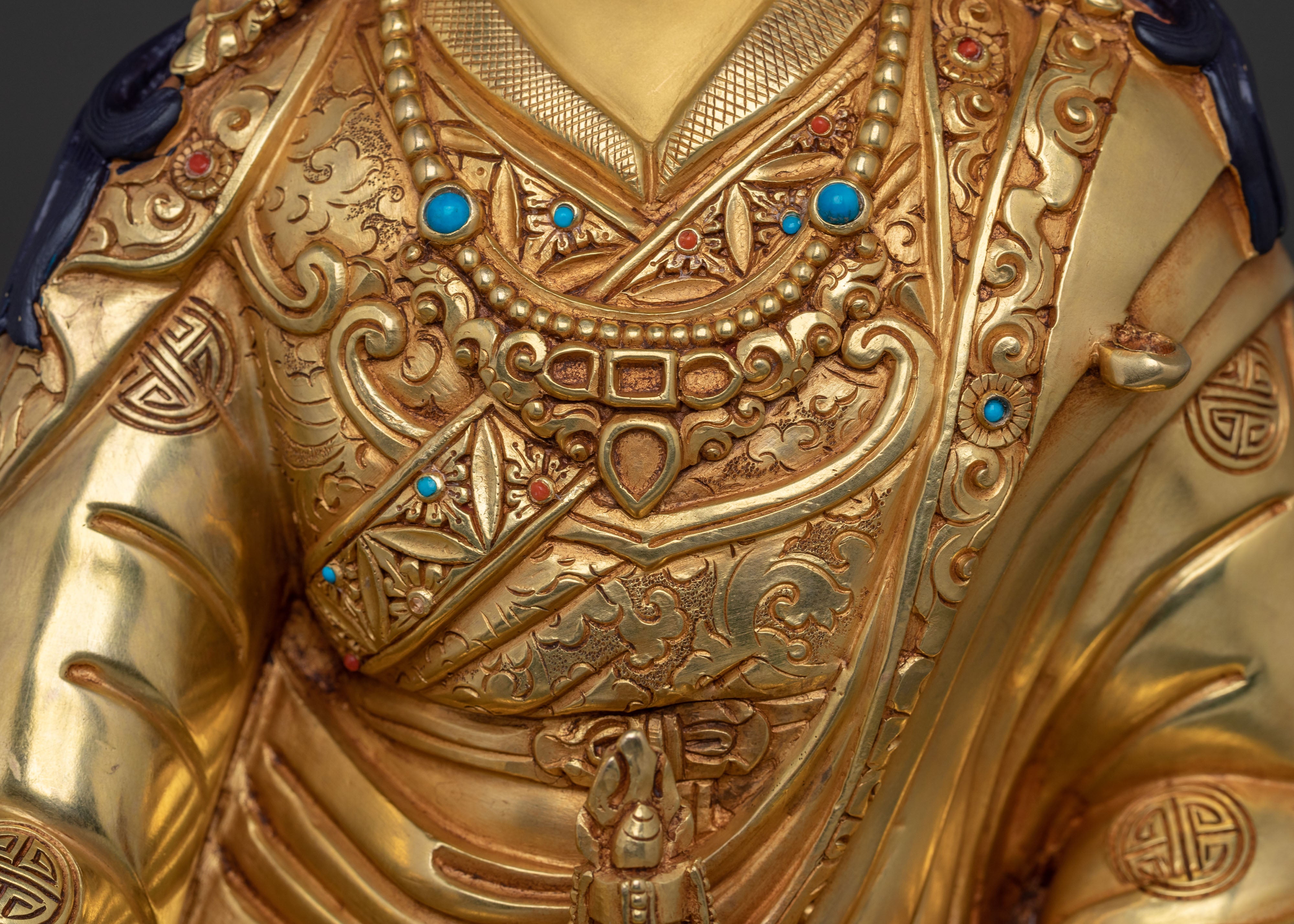 Guru Rinpoche: Majestic Transformation Statue