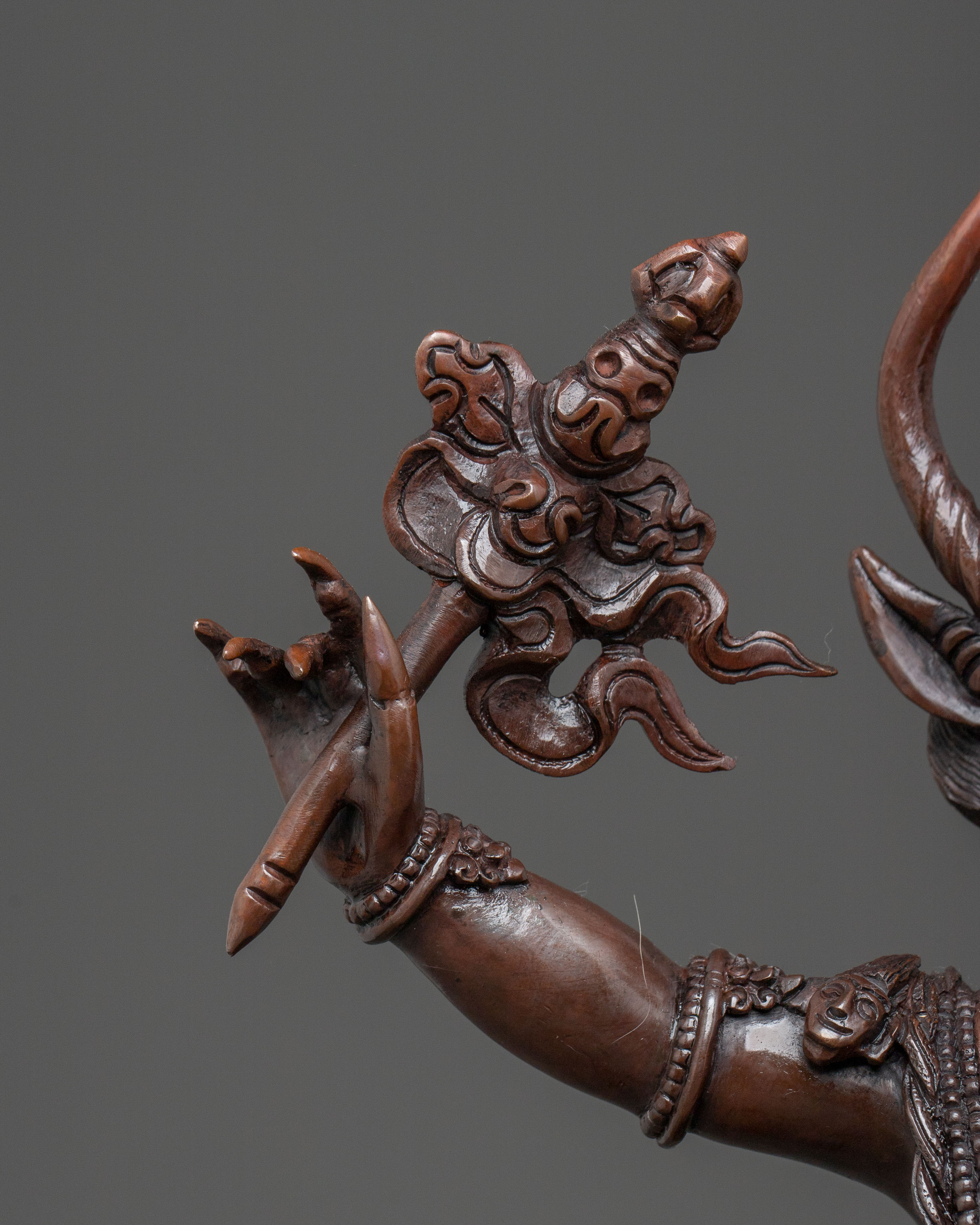 Protector Deity Yama Dharmaraja Statue | Home Decor