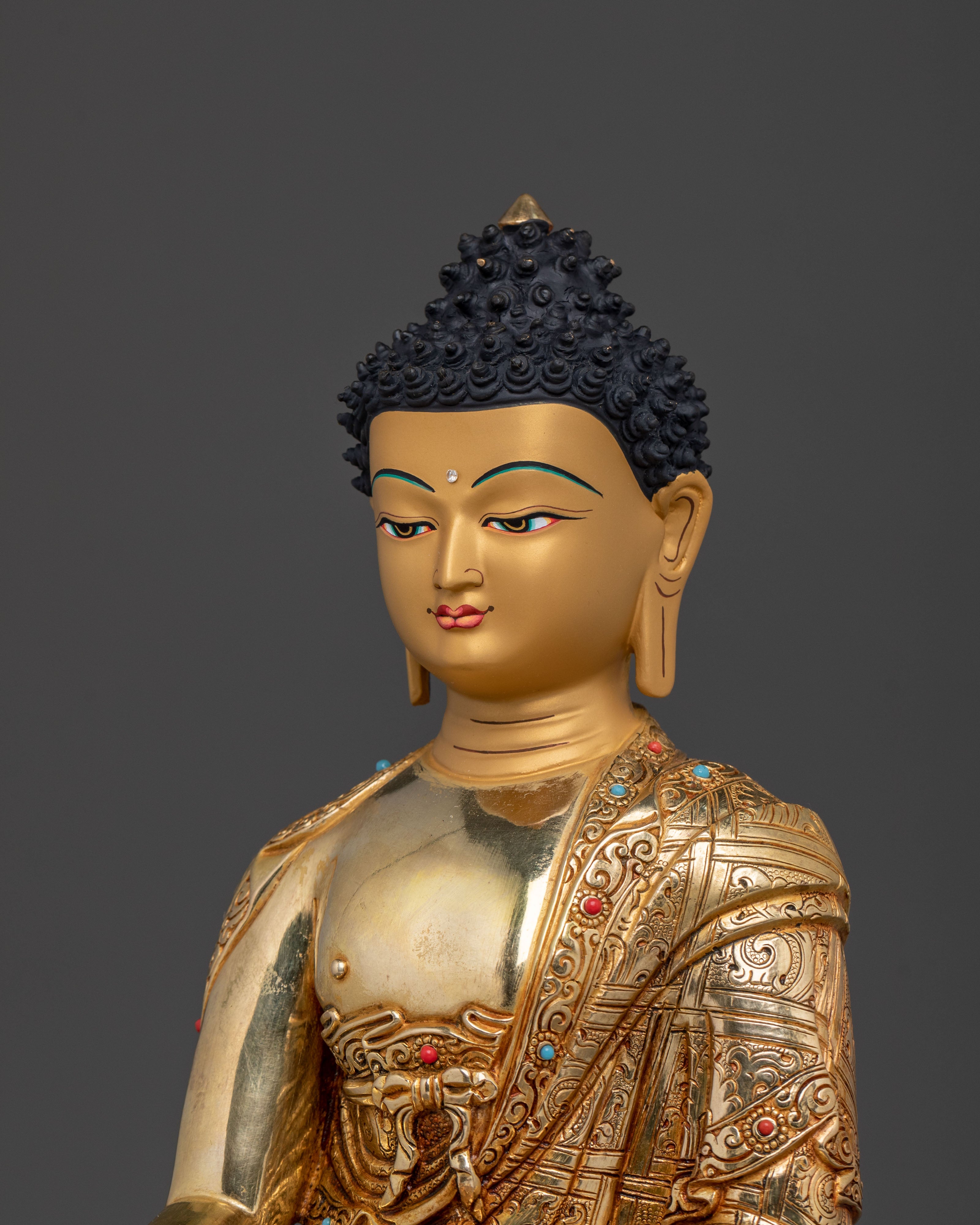 Shakyamuni Buddha Seated Figurine | Sacred Statue