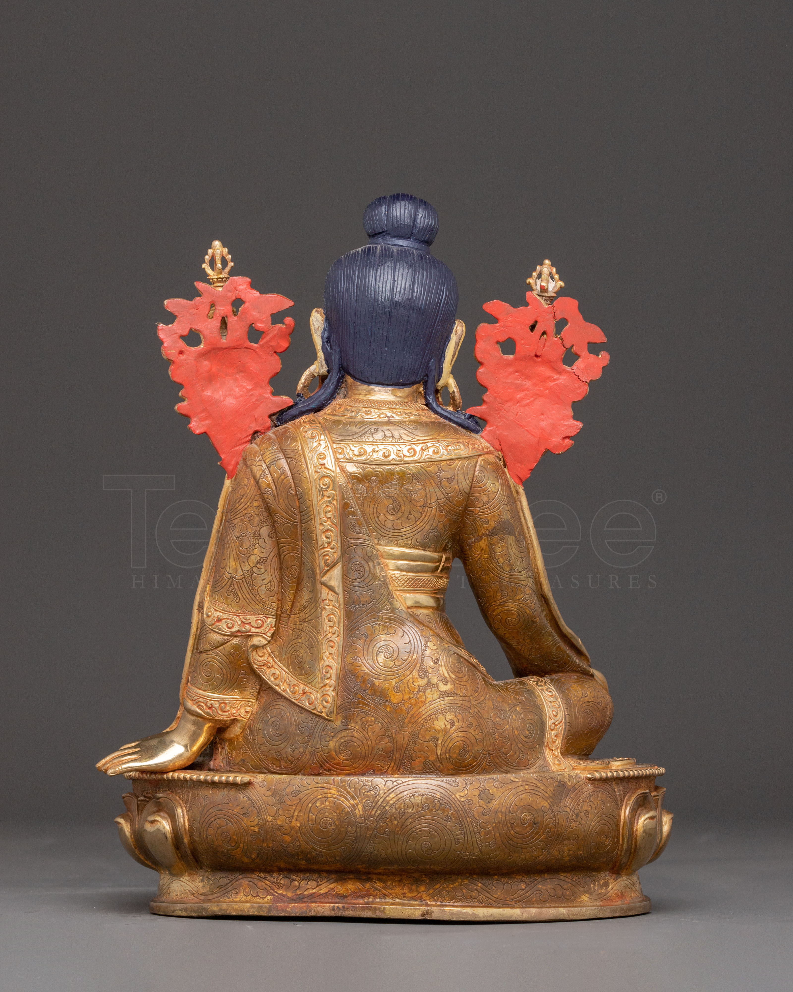 Jigme Lingpa Copper Statue | Tibetan Buddhist Master
