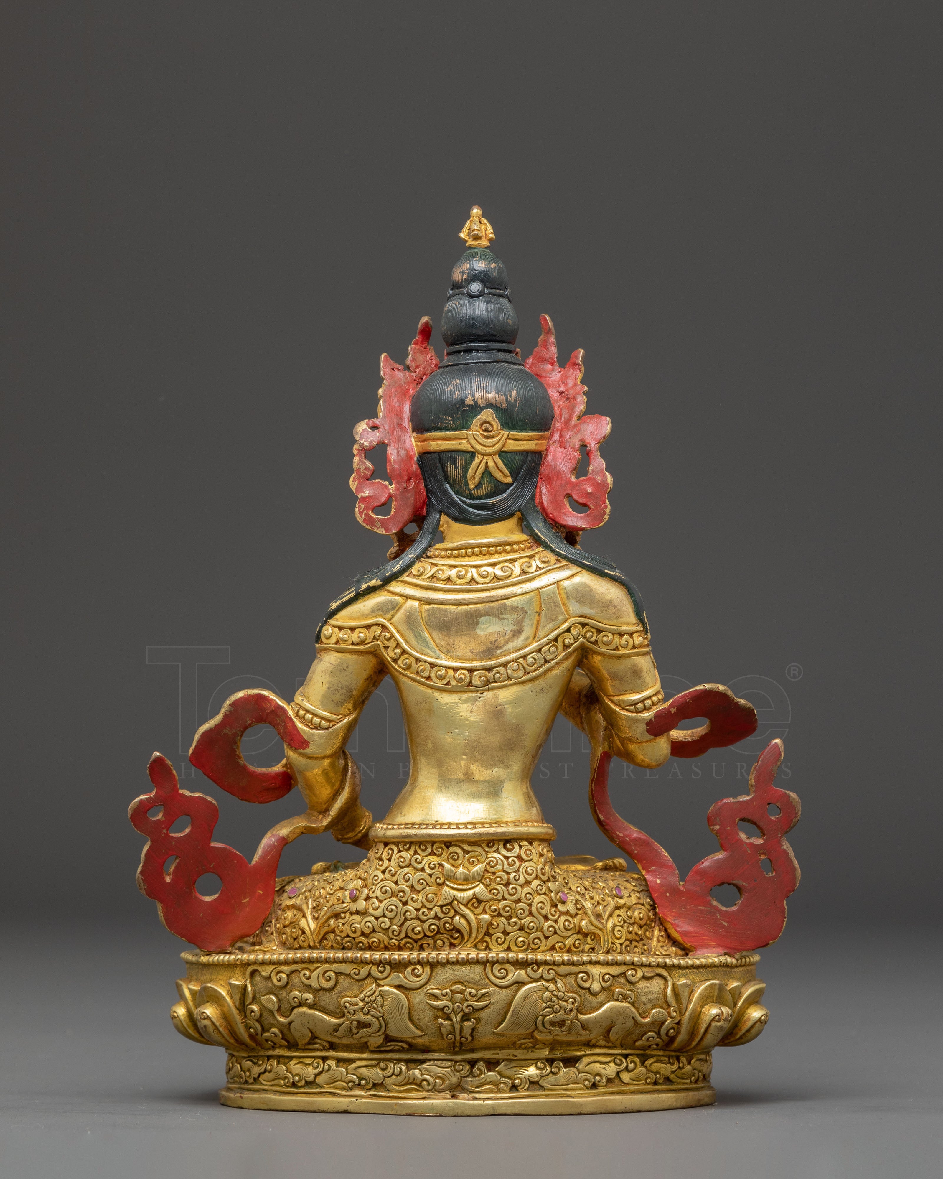 Handcrafted Golden Vajrasattva Statue of Purification | Deity of Inner Clarity