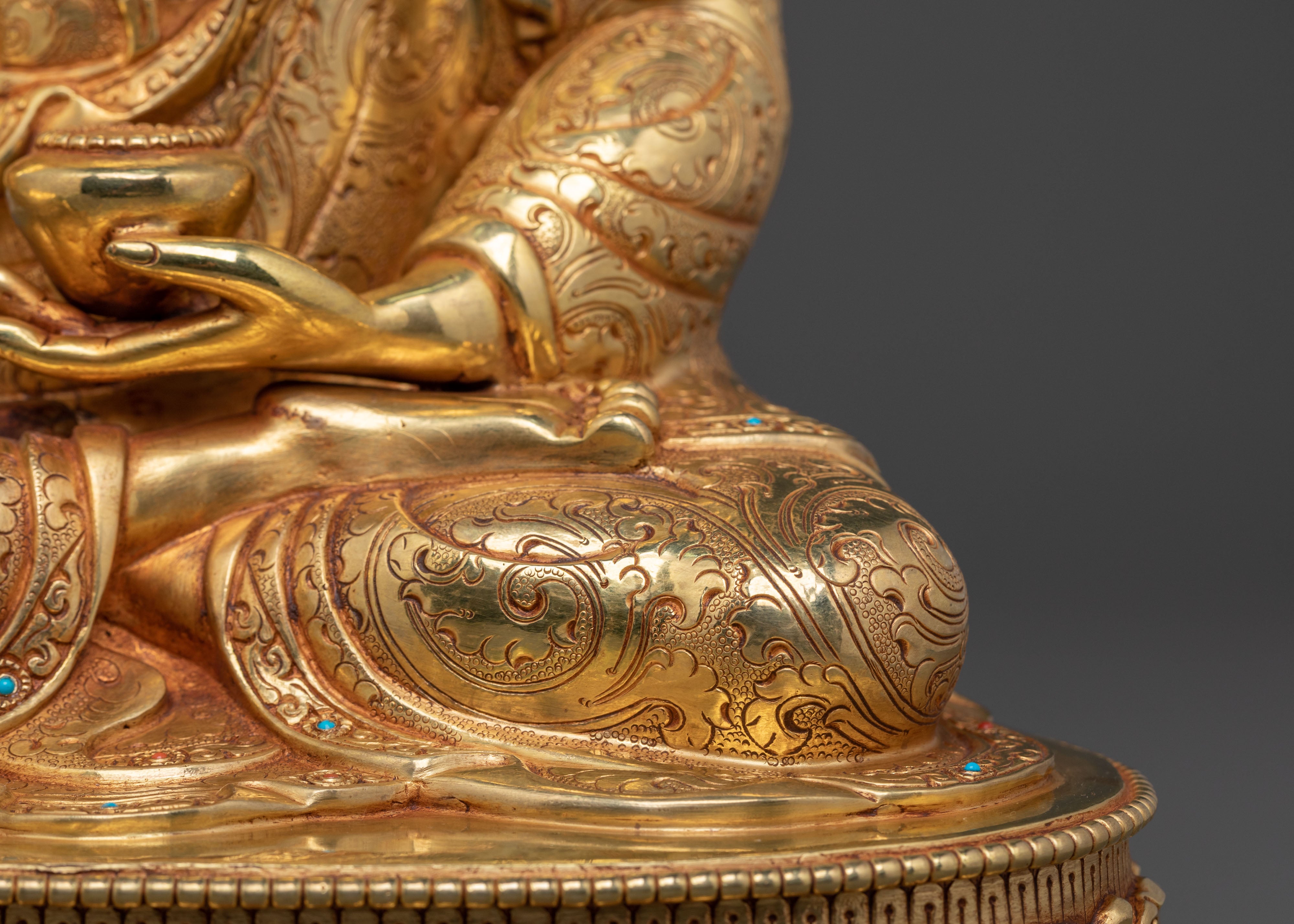 Shakyamuni Buddha Lotus Meditation Statue