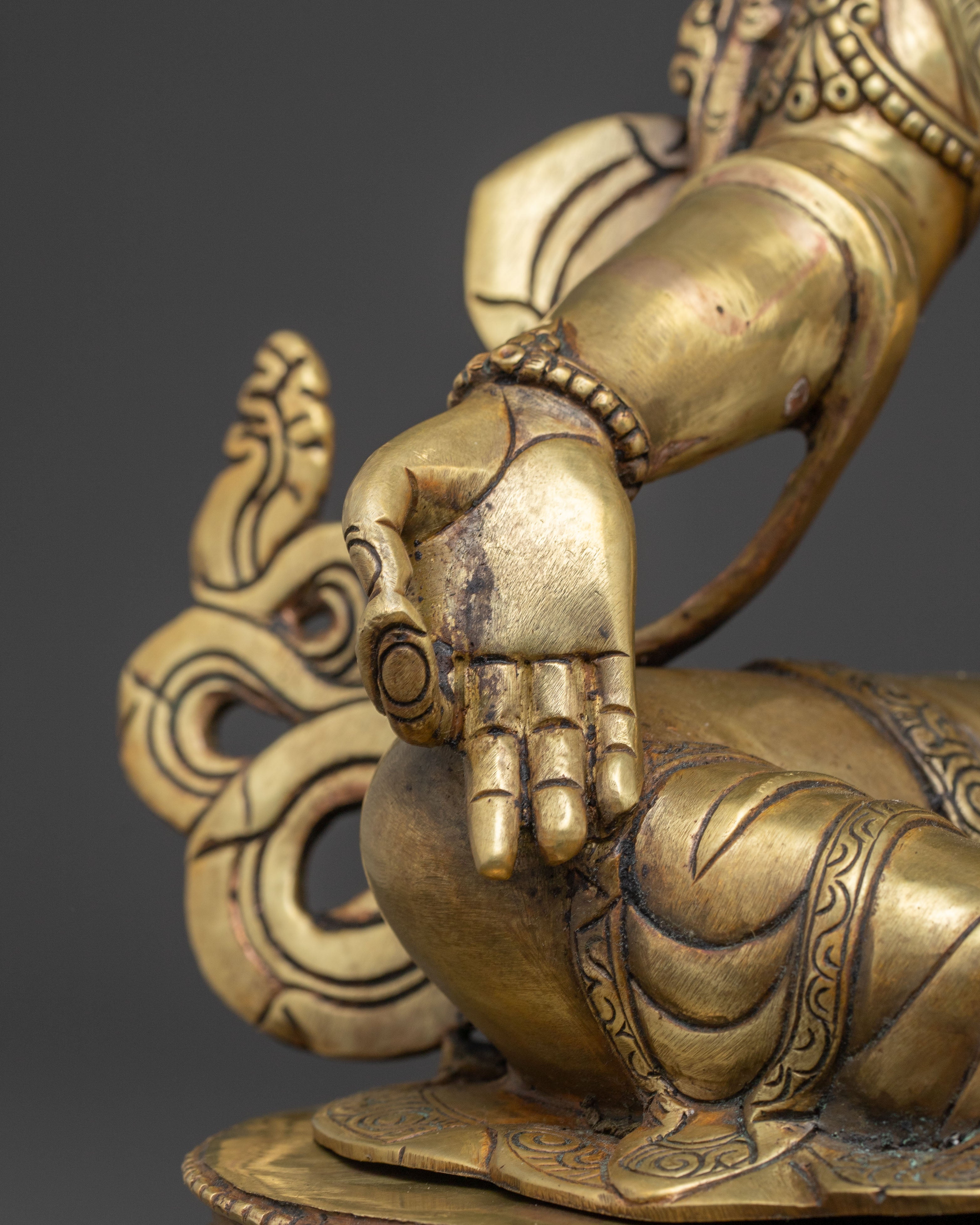 Green Tara Statue: Embodiment of Enlightened Action