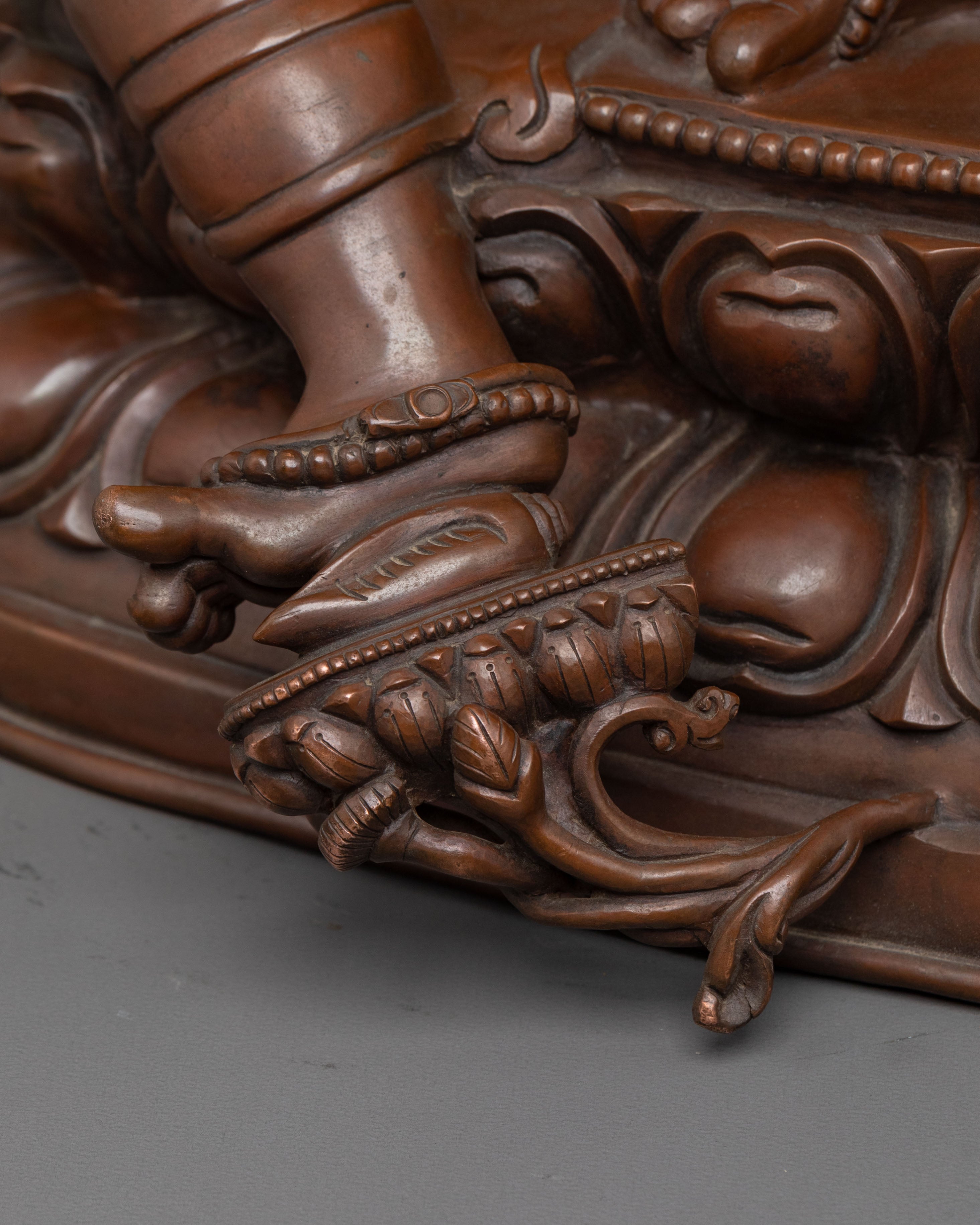 Handmade Dzambhala Statue | Tibetan Buddhist Figurine