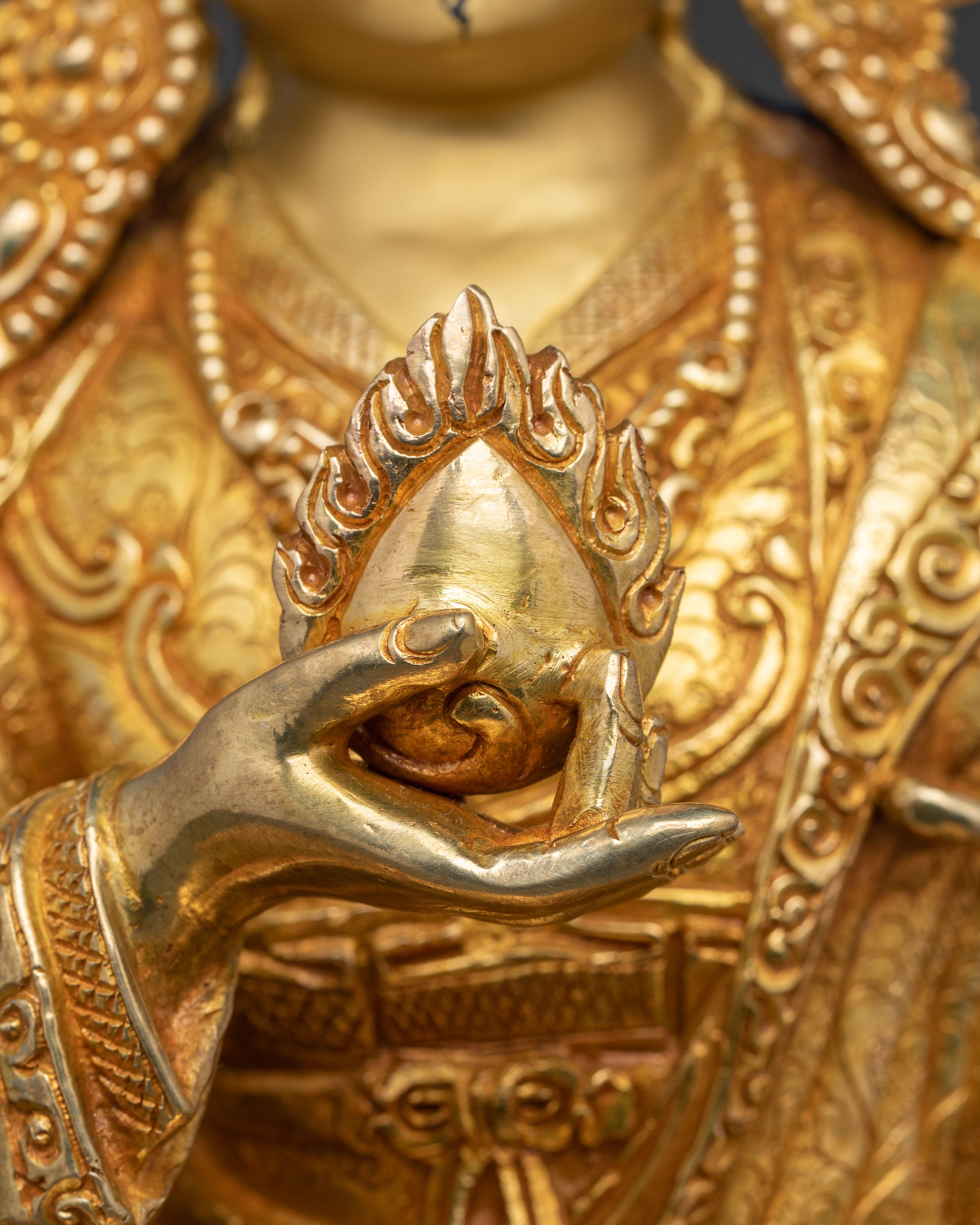 Guru Norlha Handcrafted Statue | Spiritual Decor