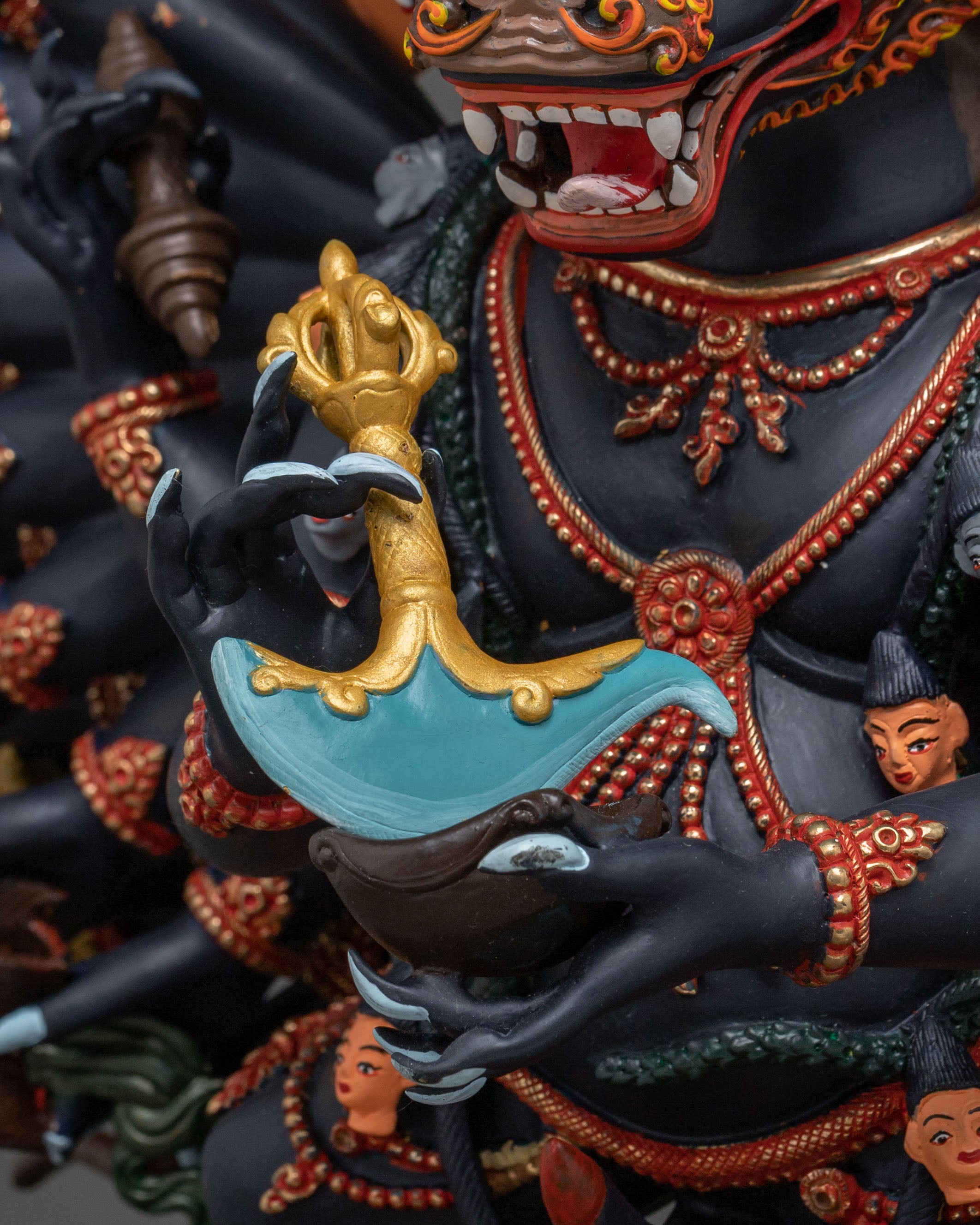 Meditation Deity Yamantaka Statue | Wrathful Buddha of Wisdom