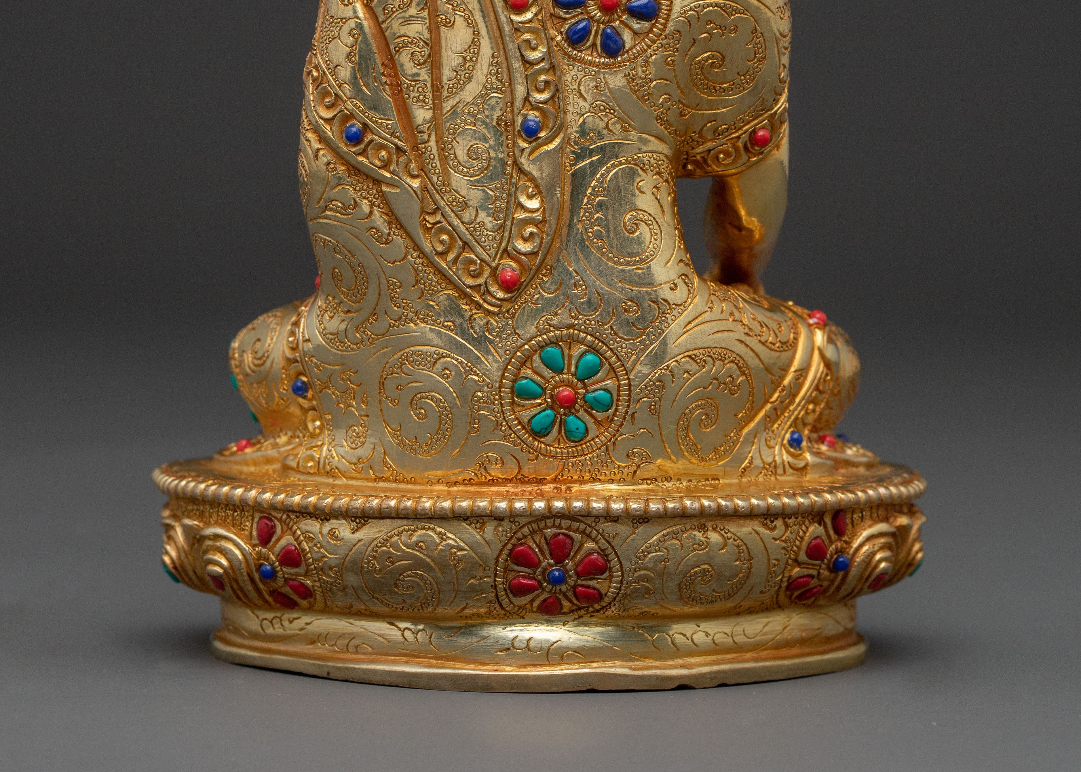 Tibetan Shakyamuni Buddha Sacred Figurine for Altar