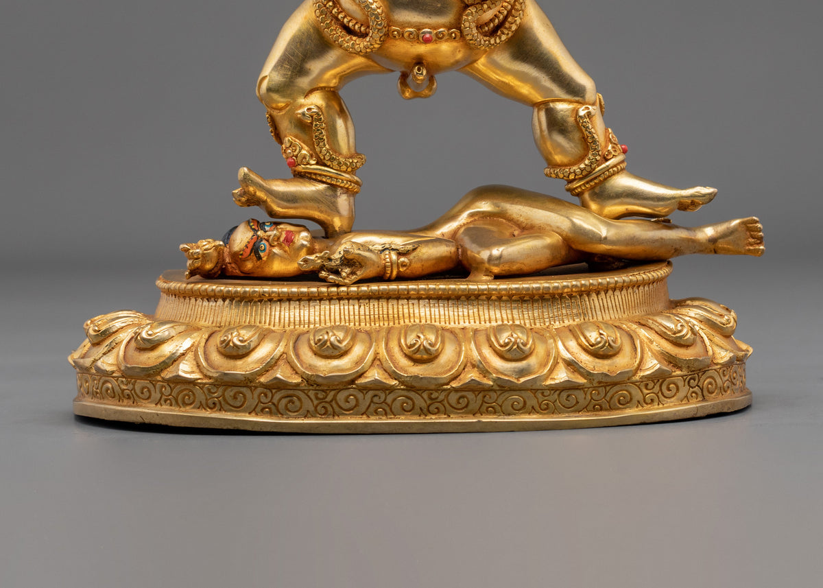 Black Dzambhala Statue | Tibetan Buddhist Protector