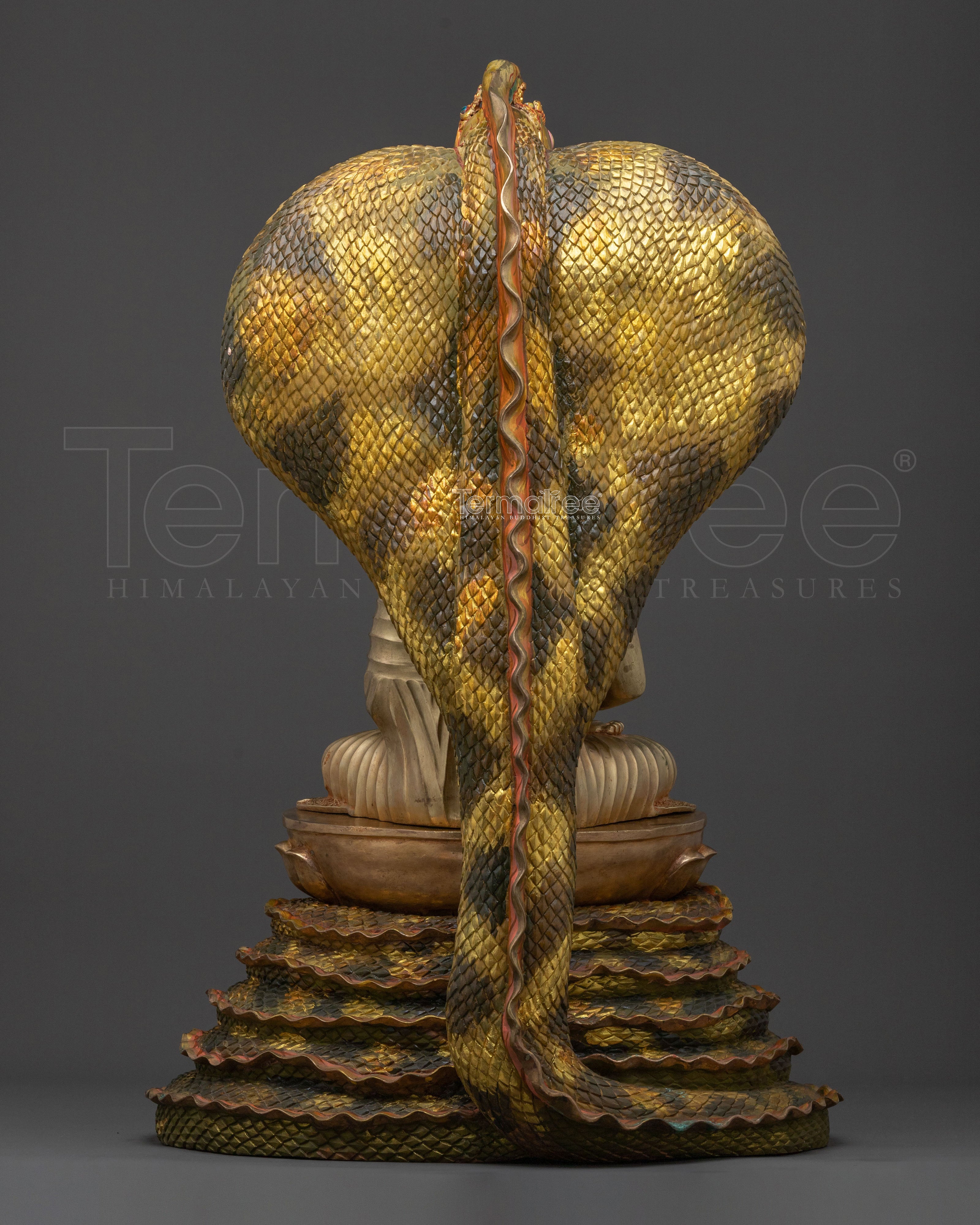 Buddhist Philosopher Naagarjuna Statue | Sacred Altar Sculpture