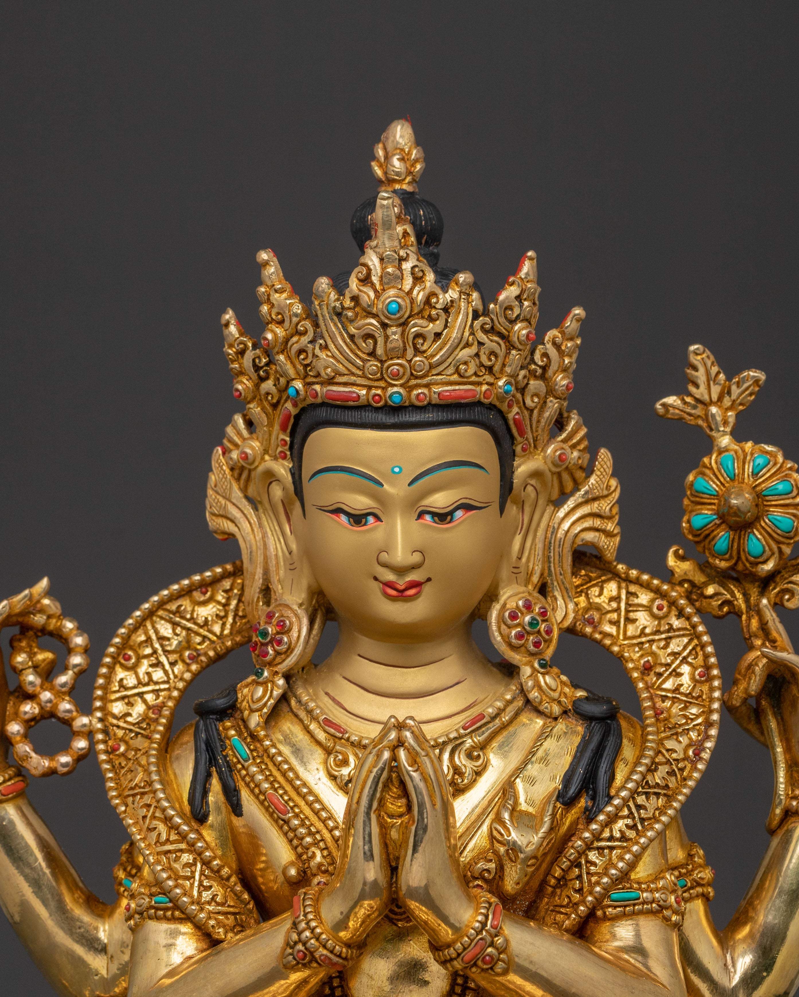 Handcrafted Chenrezig Statue | Infinite Compassion