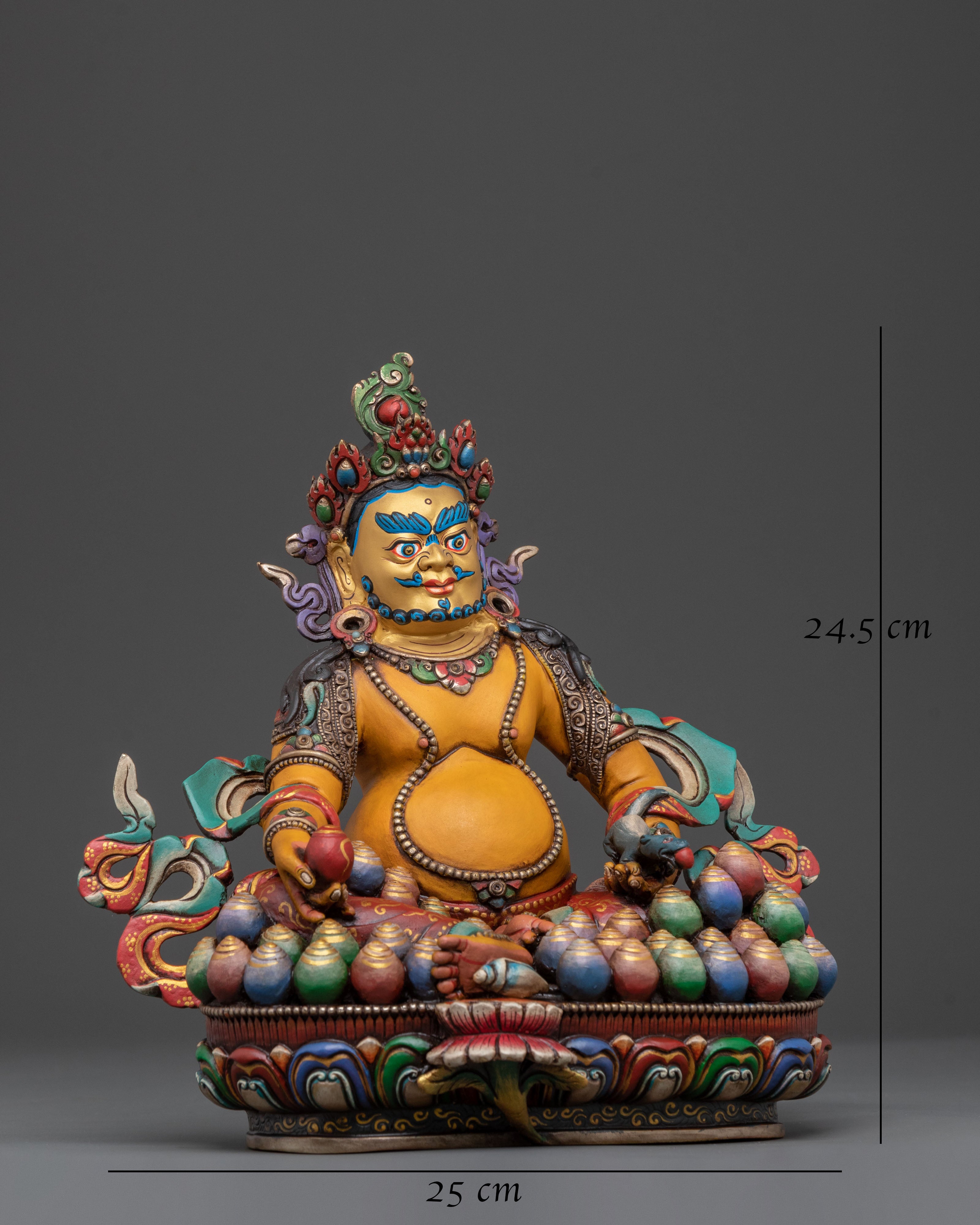 Dzambhala Statue | Tibetan Buddhist Wealth God