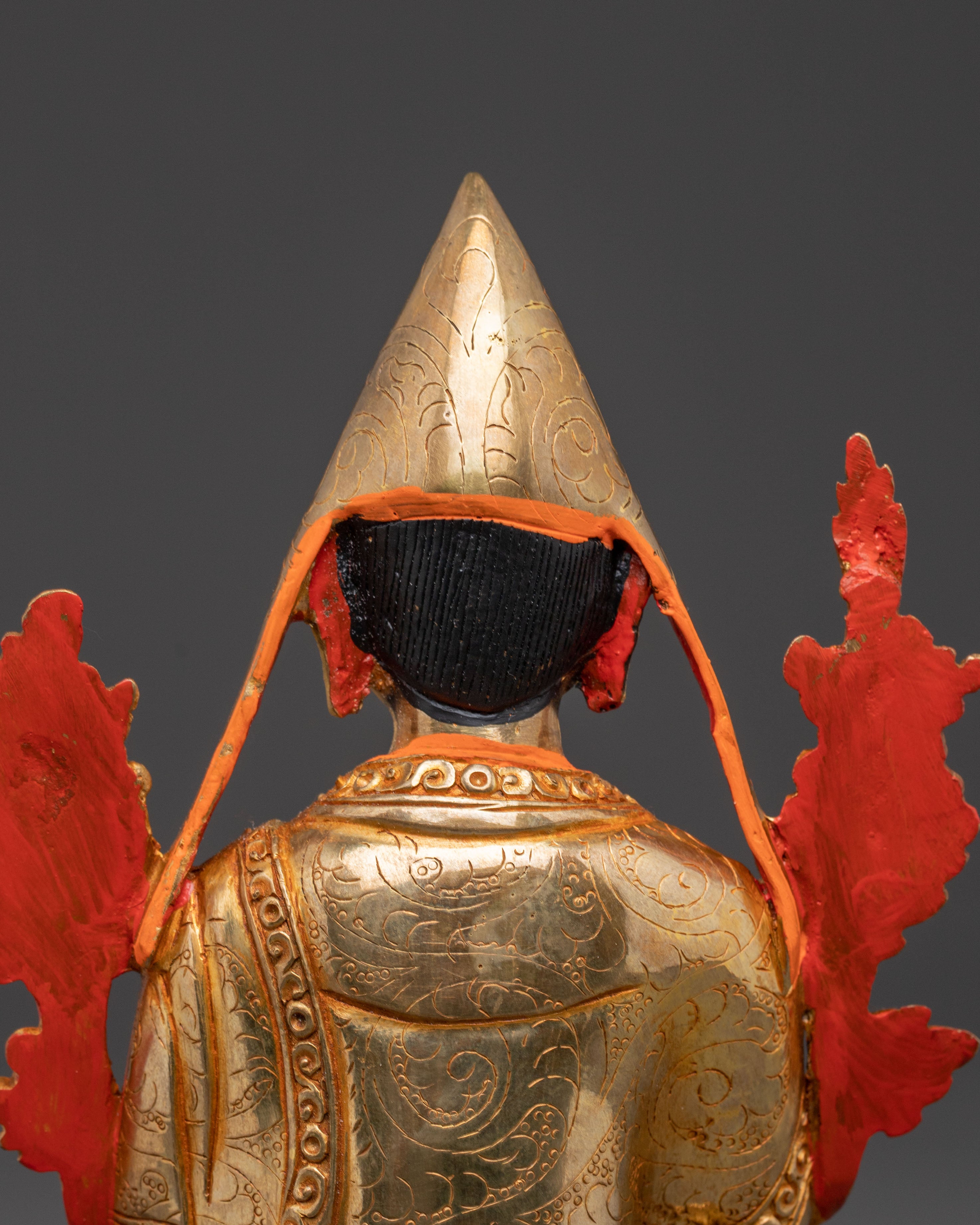 Himalayan Buddhist Master Tsongkhapa Handcrafted Statue