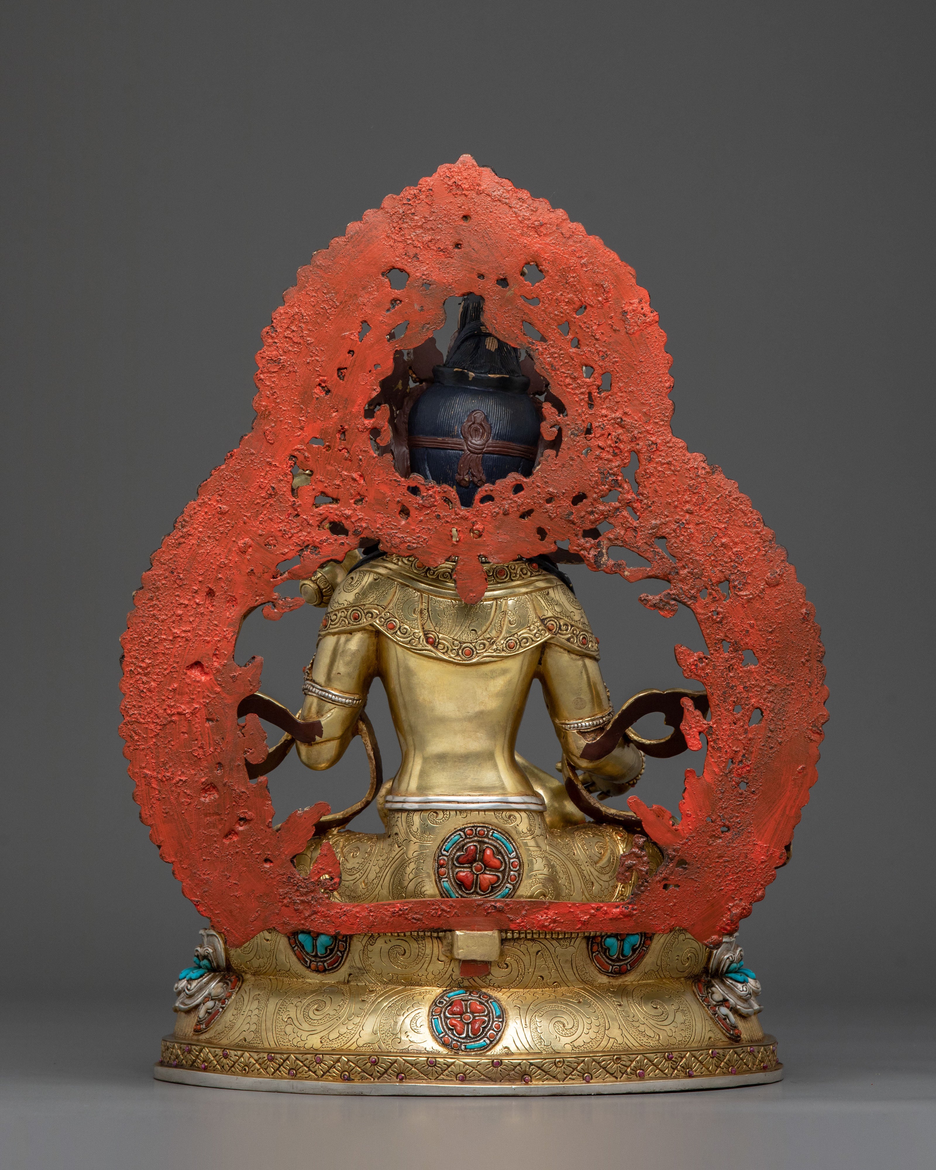 Saraswati Statue | 24K Gold Gilded Goddess of Wisdom