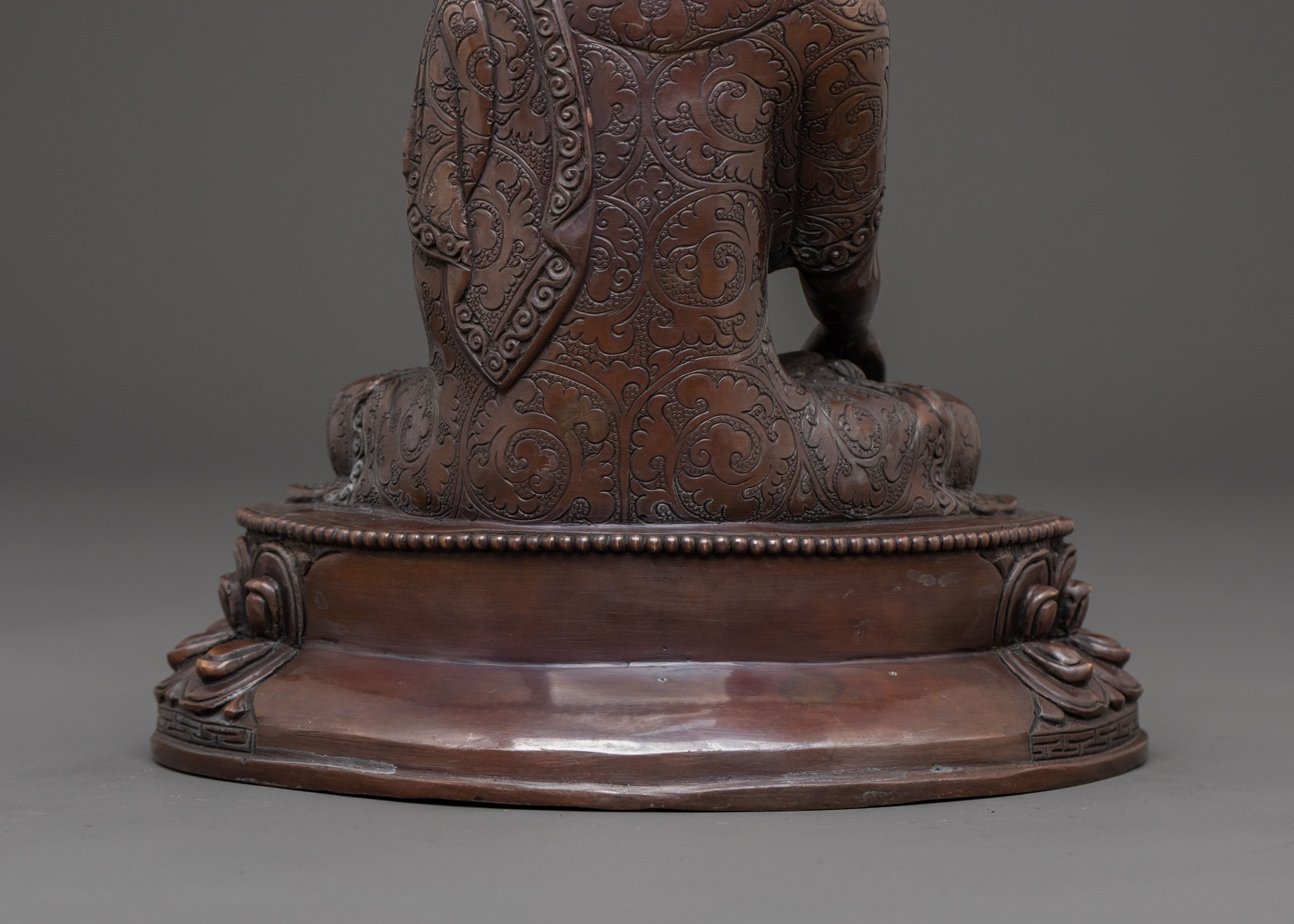 Five Buddha Family Sacred Statue Set | Oxidized Copper