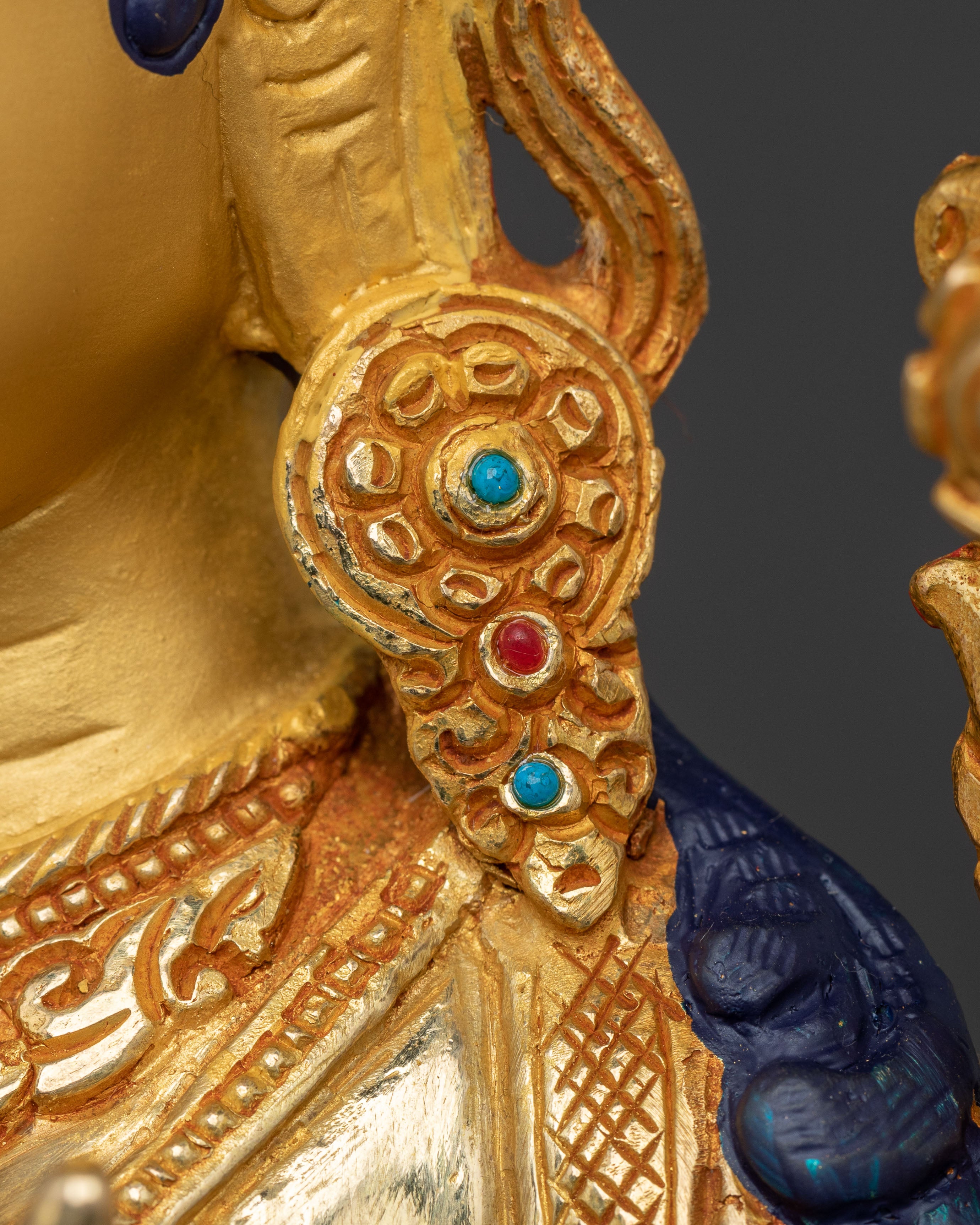 Goddess White Tara Traditional Statue for Altar Decor