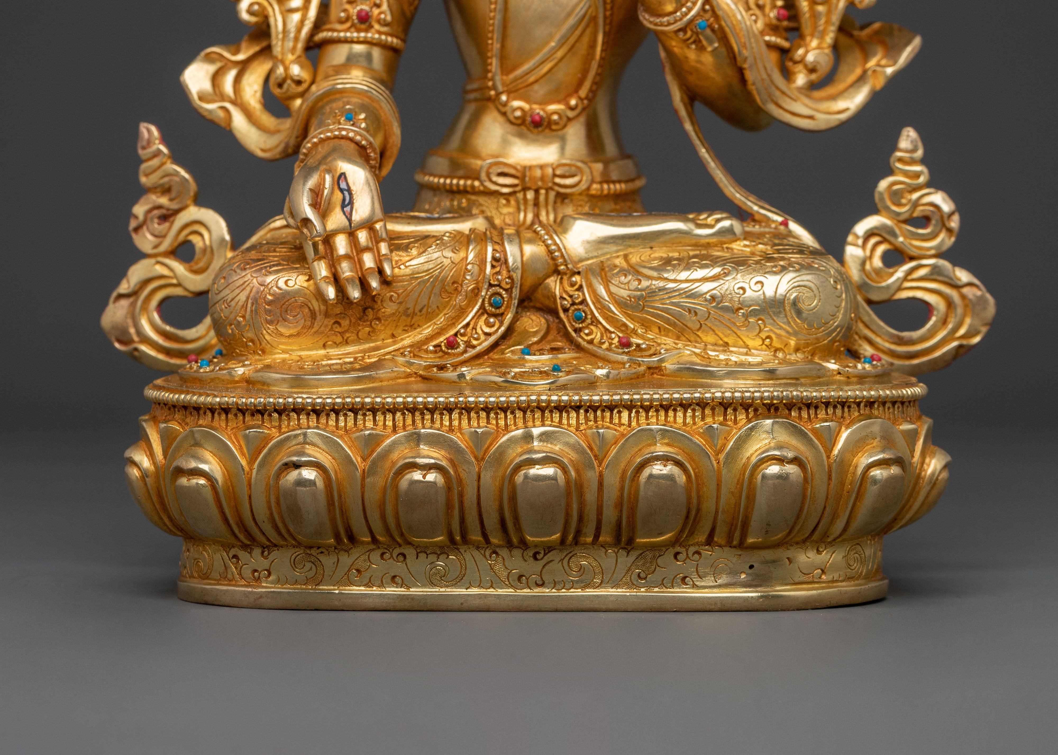 Sacred White Tara Figurine | Buddhist Healing Deity