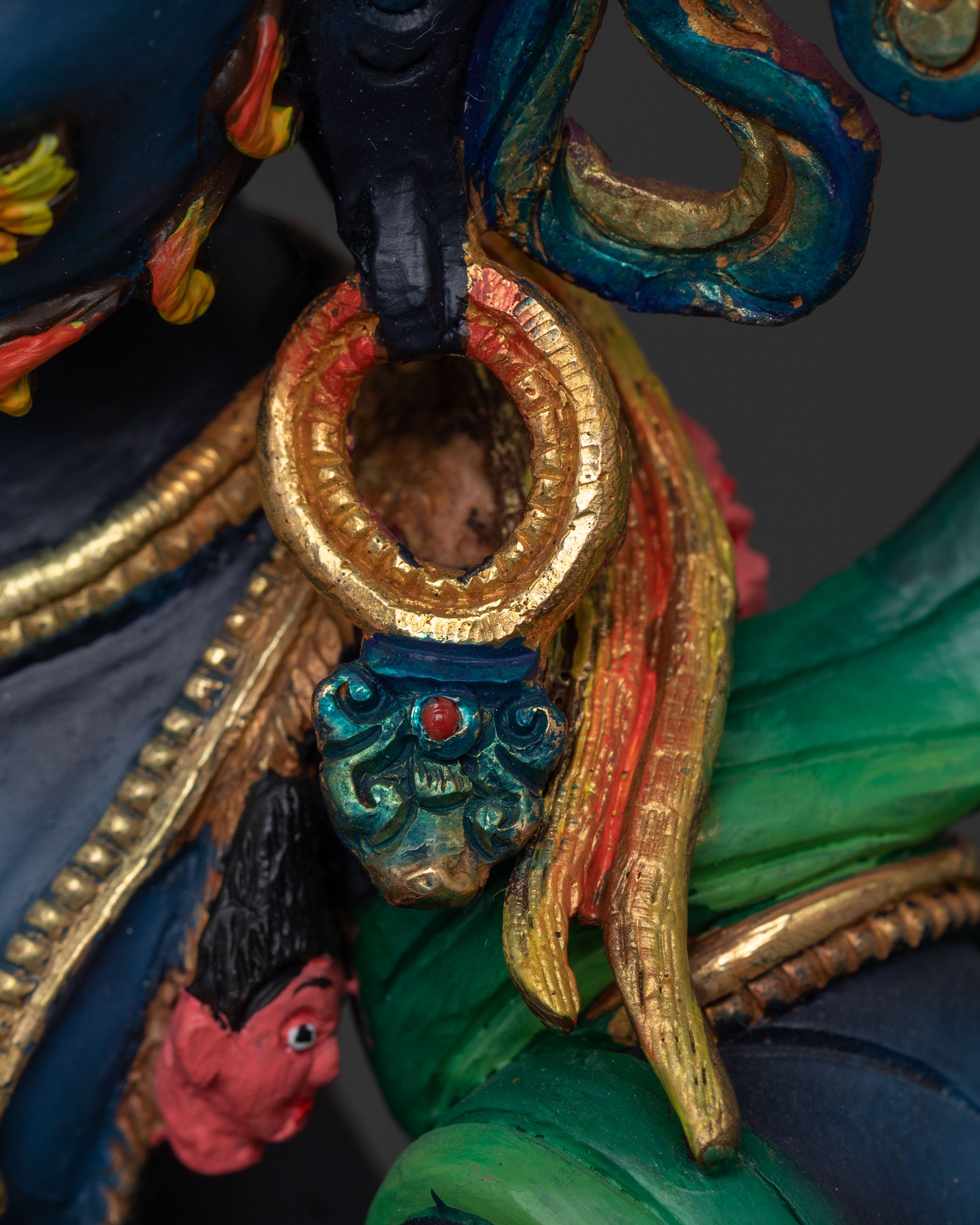 Black Manjushri Spiritual Statue | Symbol of Strength