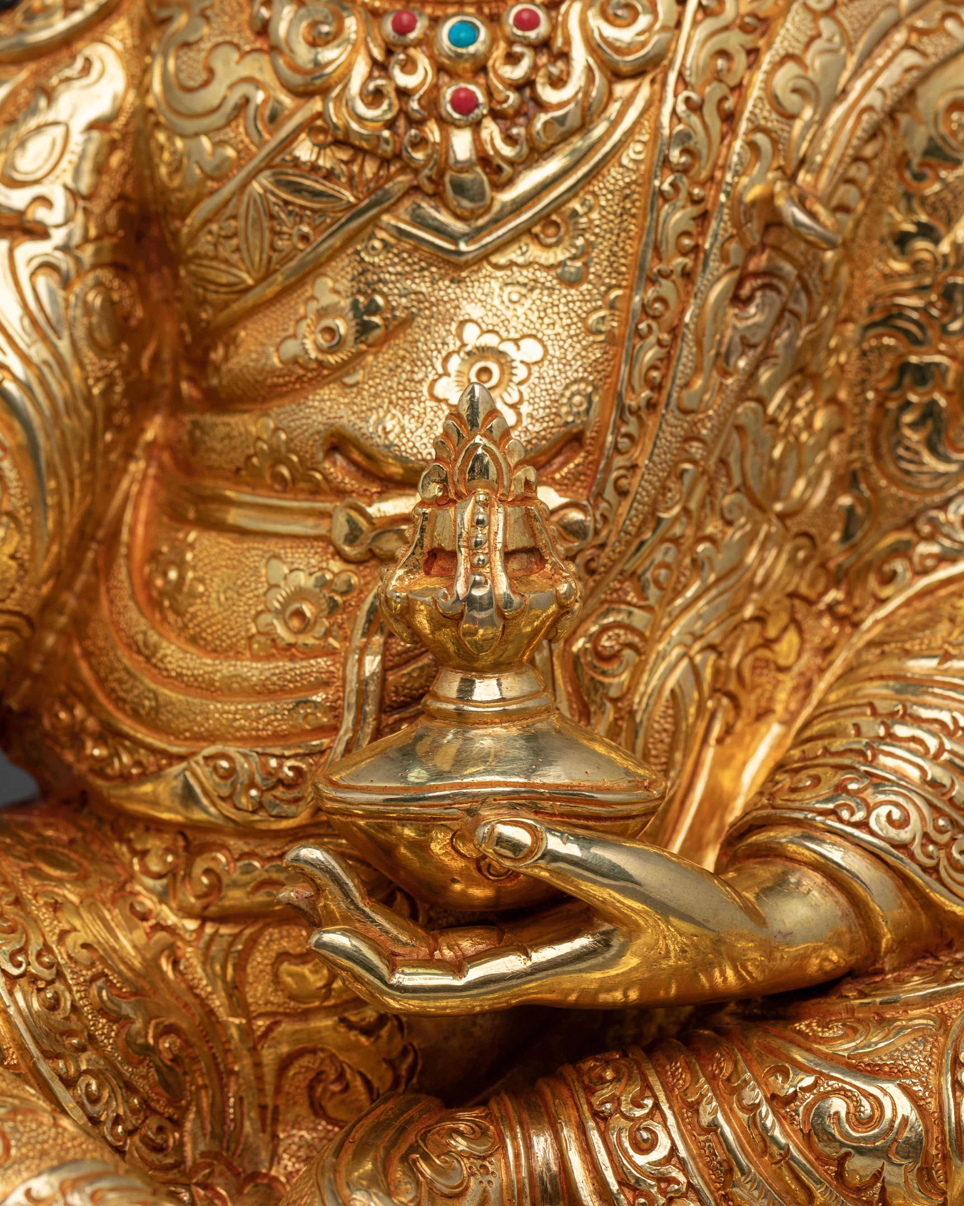 Tibetan Wisdom Guru Rinpoche Figurine | Home Decor