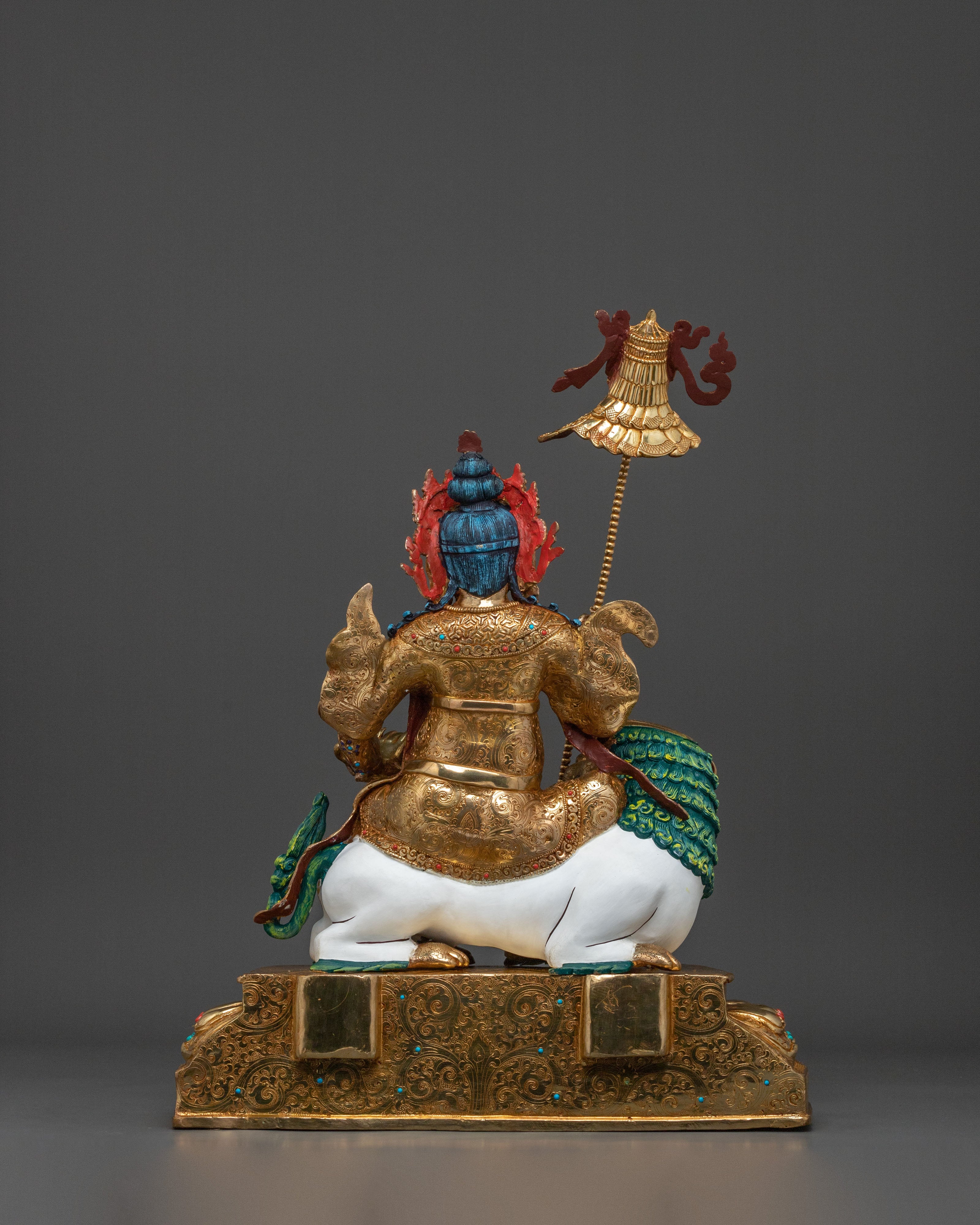 Buddhist Wealth Deity Namtoshe Statue | Traditional Himalayan Figurine