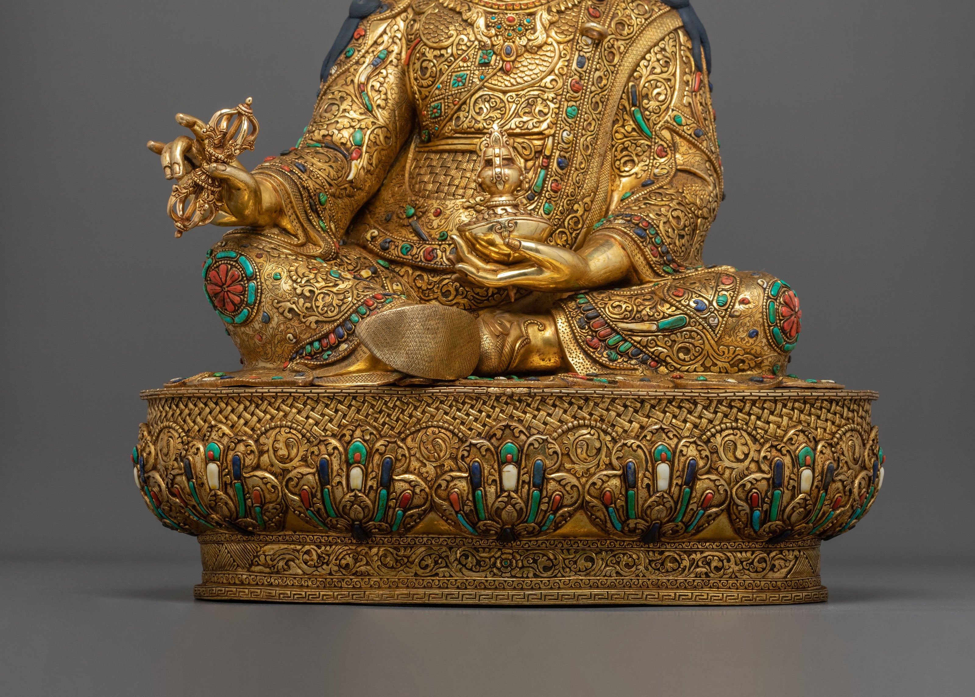 Guru Rinpoche Statue of Spiritual Learning | Home Decor
