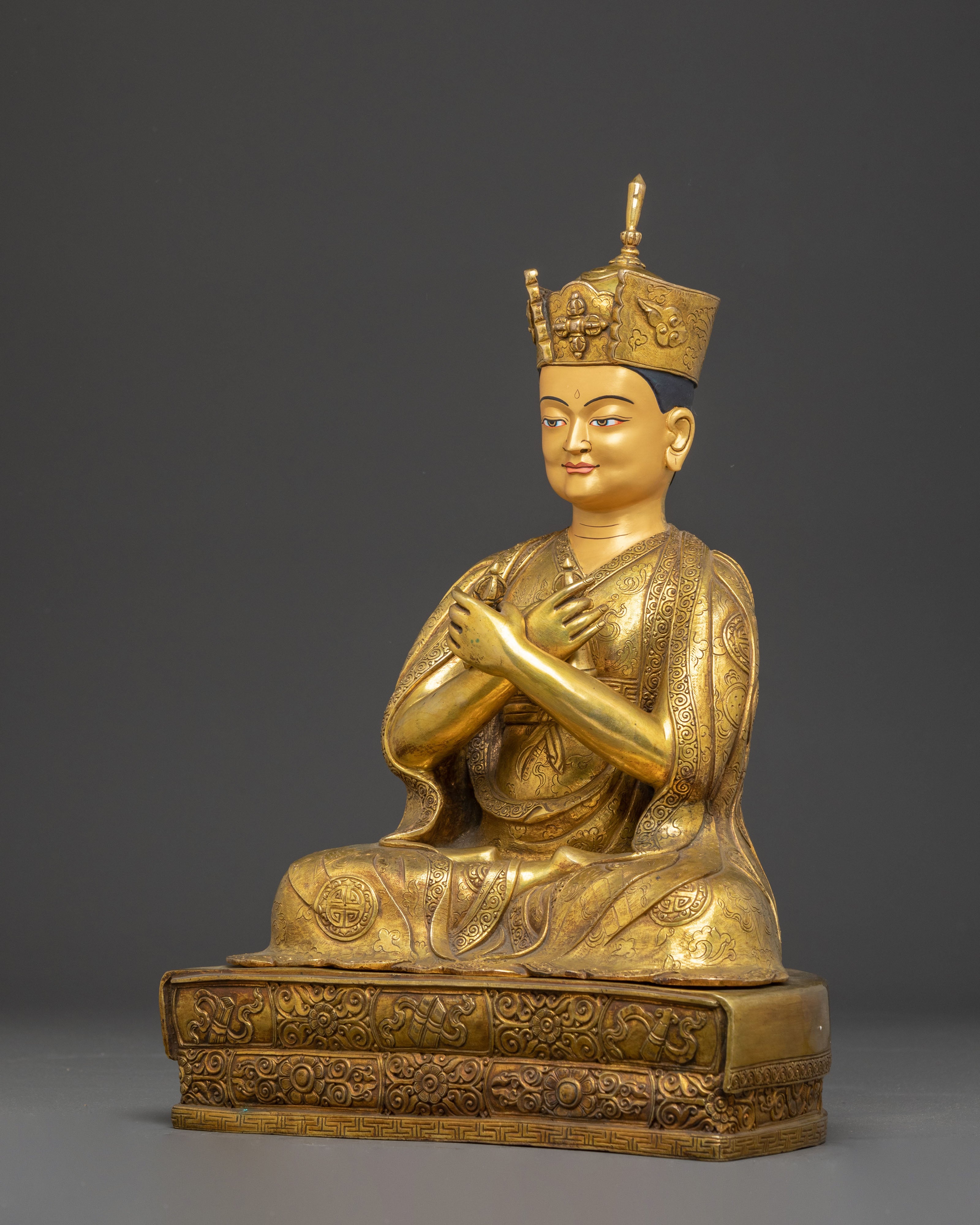 Handmade Statue Of Master Karmapa | Tibetan Buddhist Master
