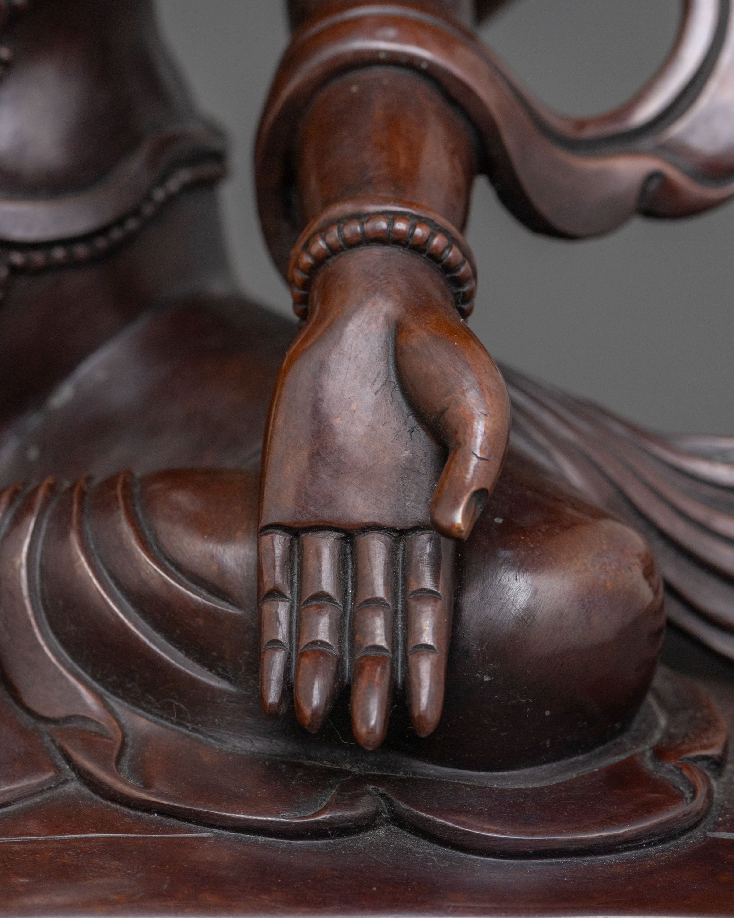 Goddess Laxmi: Handcrafted Sacred Statue