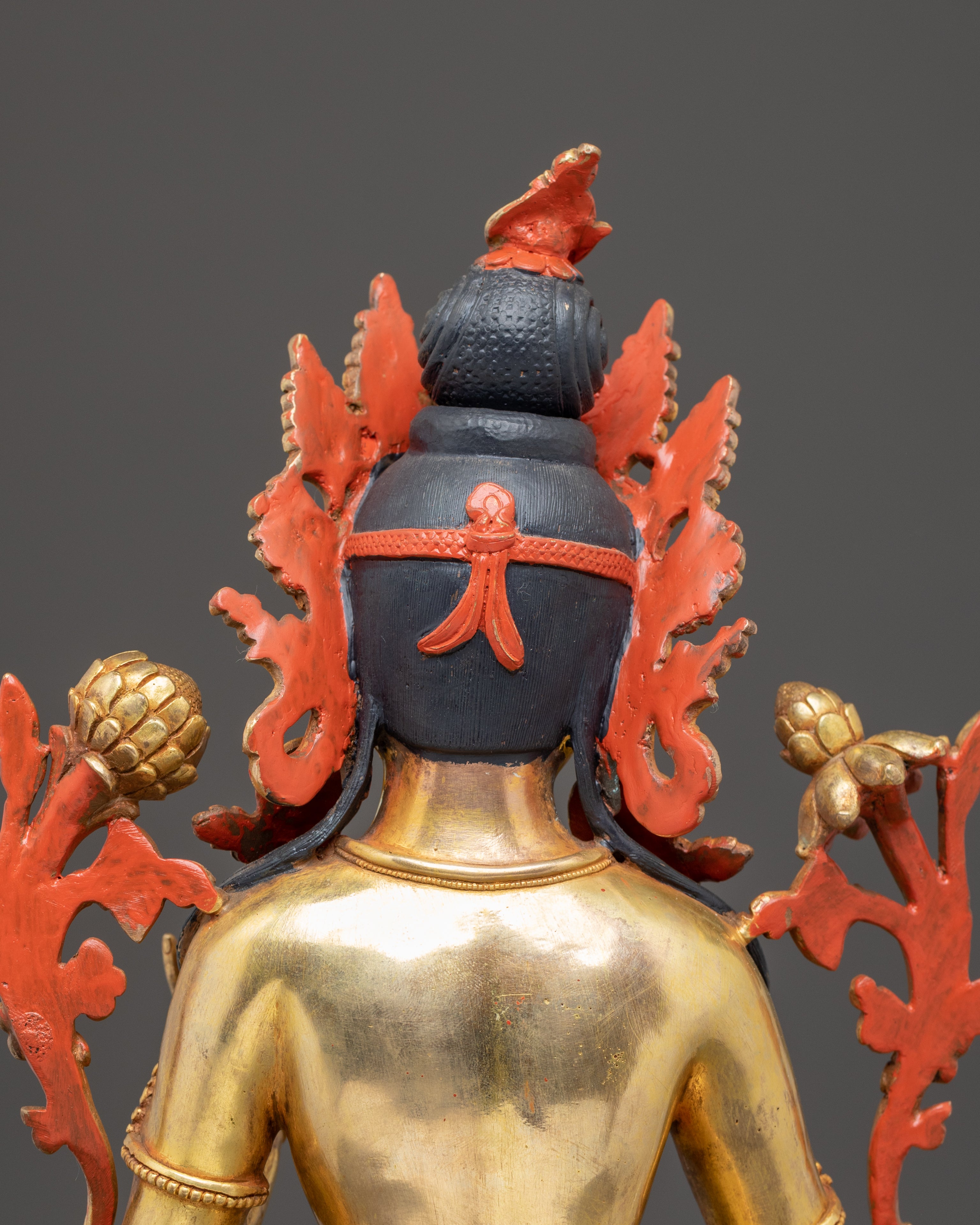 Handmade Golden Statue of Mother Shyama Tara | Symbol of Liberation