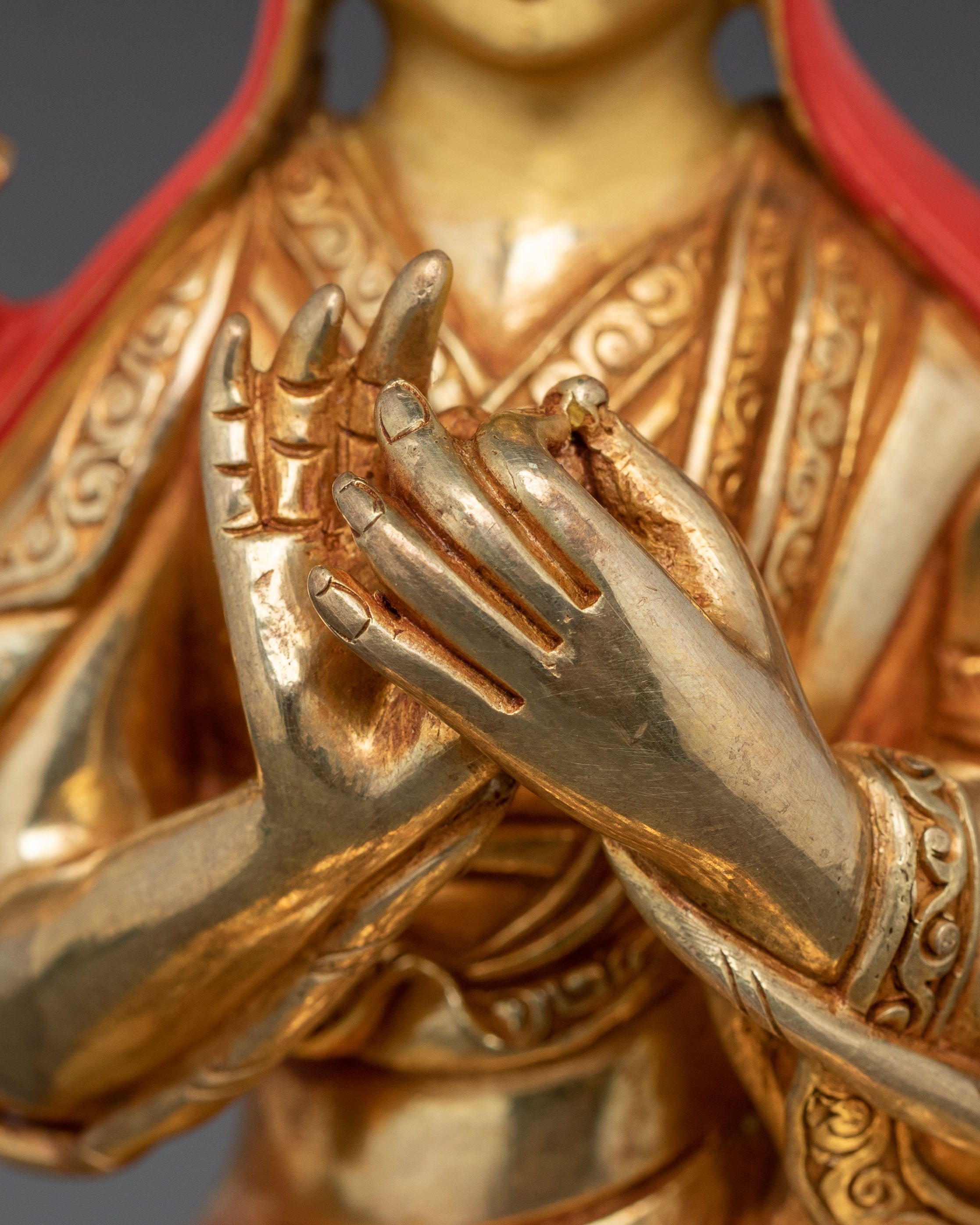 Tsongkhapa Sacred Sculpture | Wisdom Master