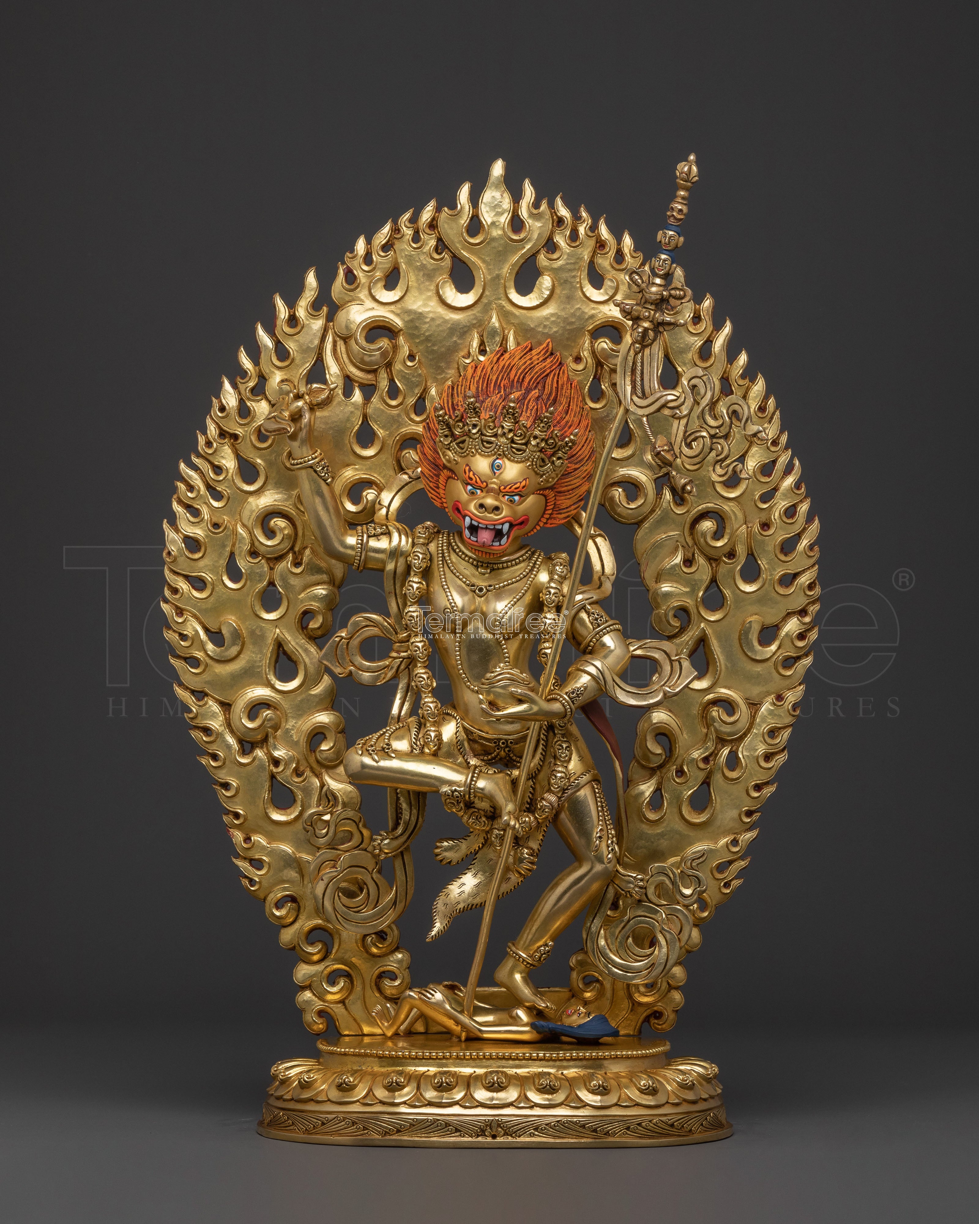 Simhamukha Wrathful Dakini Statue | Sacred Home Decor