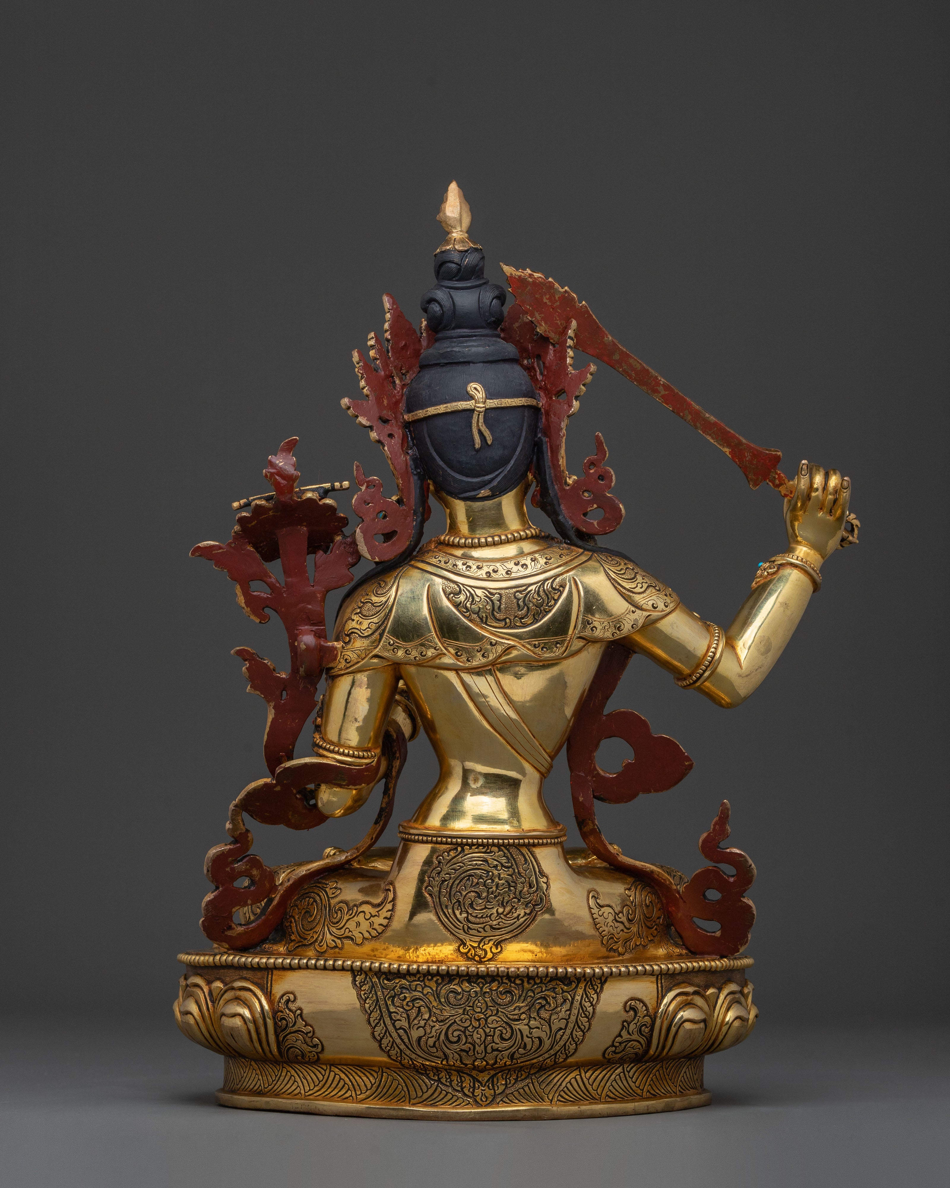 Sacred Manjushri Statue | Wisdom Figurine