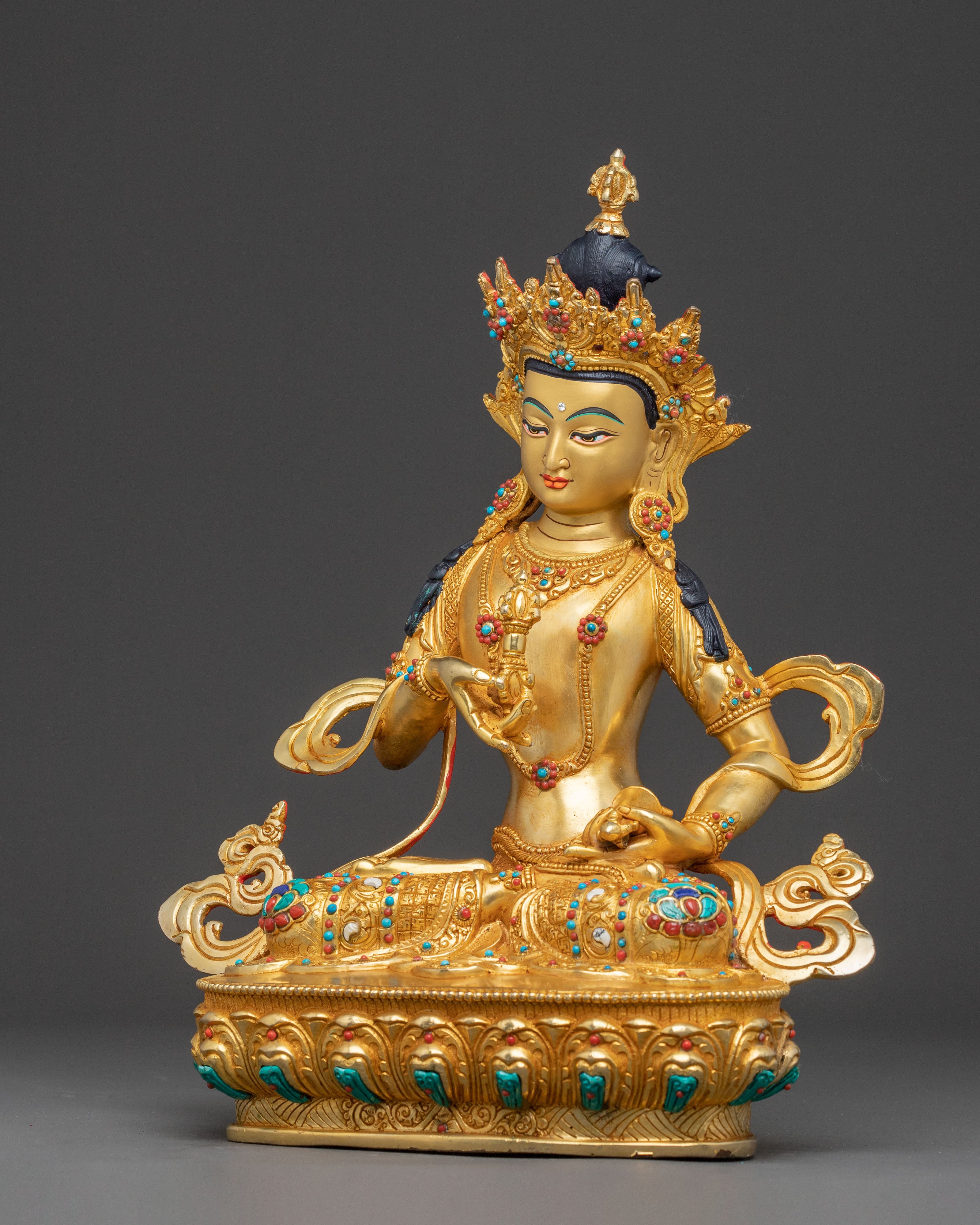 Handmade Statue of Vajrasattva for Altar | Spiritual Purification