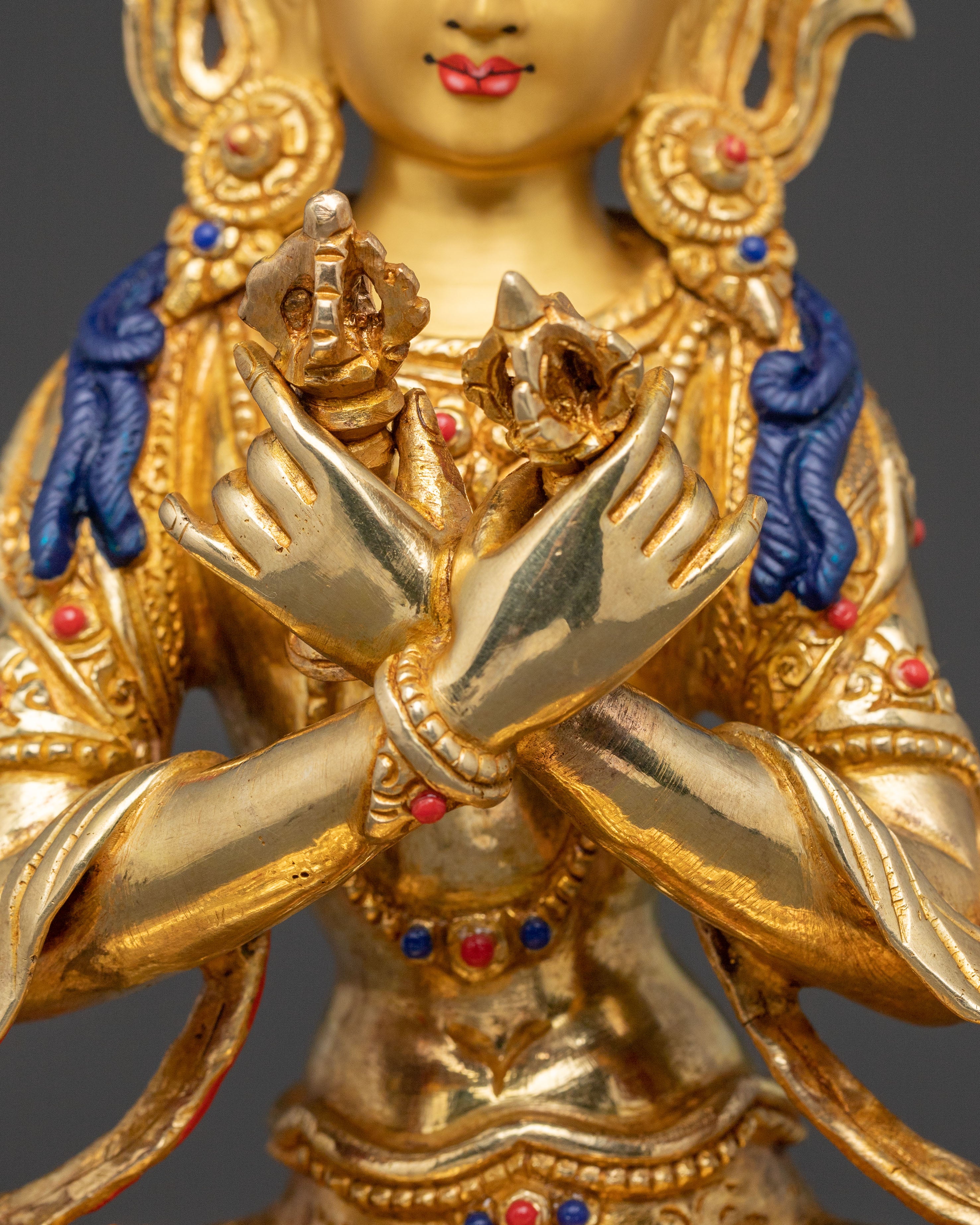 Golden Statue of Primordial Buddha Vajradhara